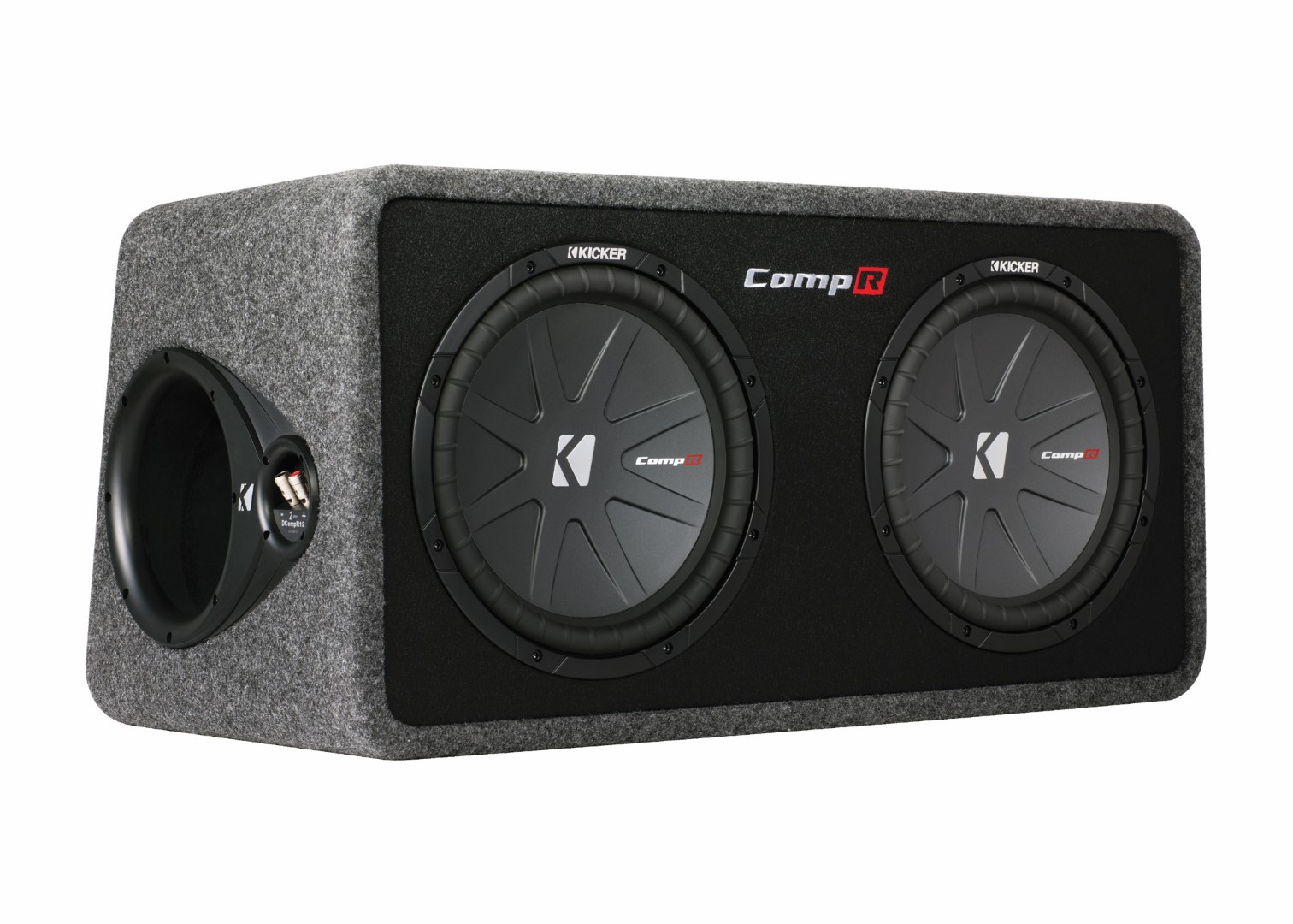 Kicker CompR 10 Dual Loaded Enclosure 40DCWR102 | eBay