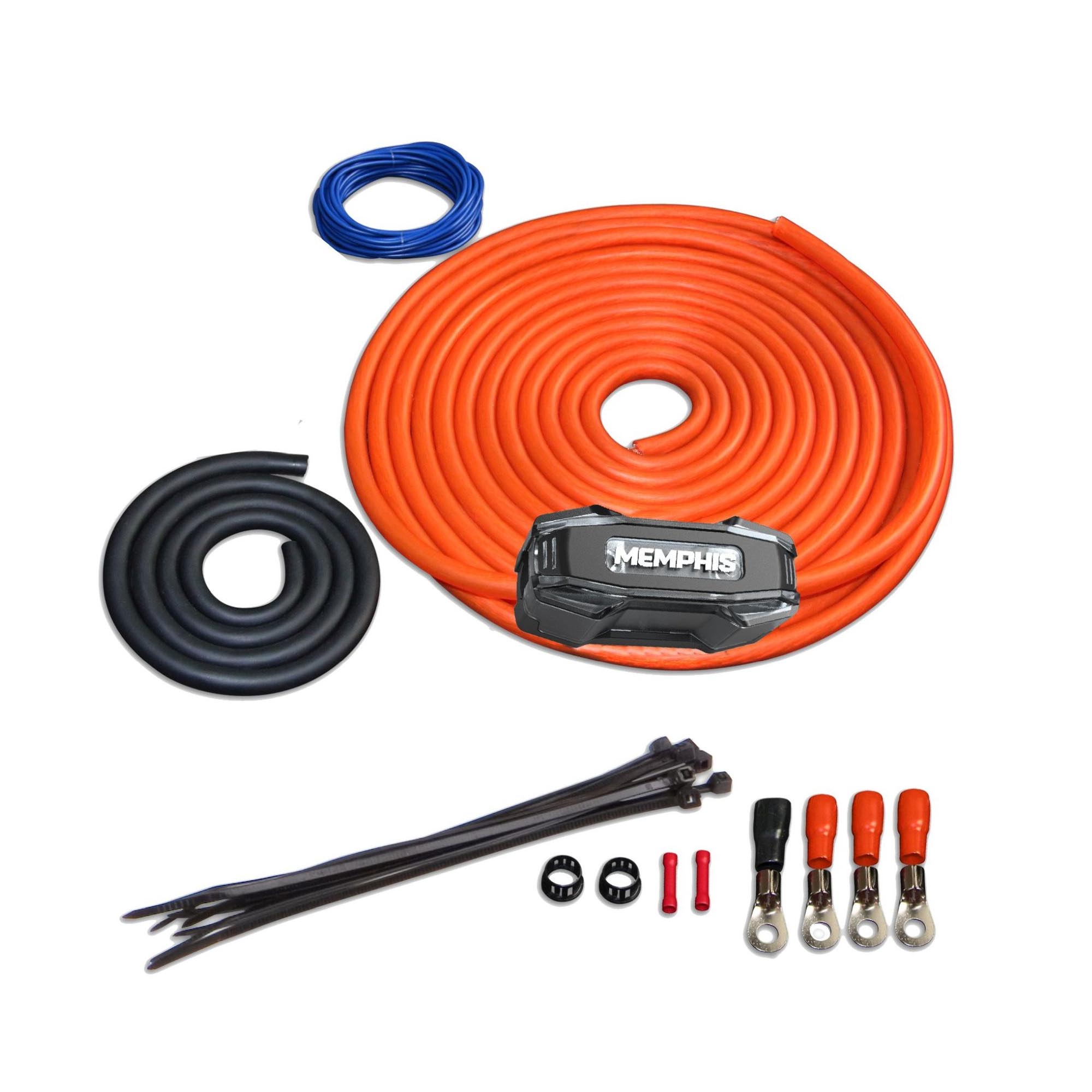 Memphis Audio 4GPWKIT 4-Gauge Power Kit With AFS Fuse Holder and One 150A Fuse