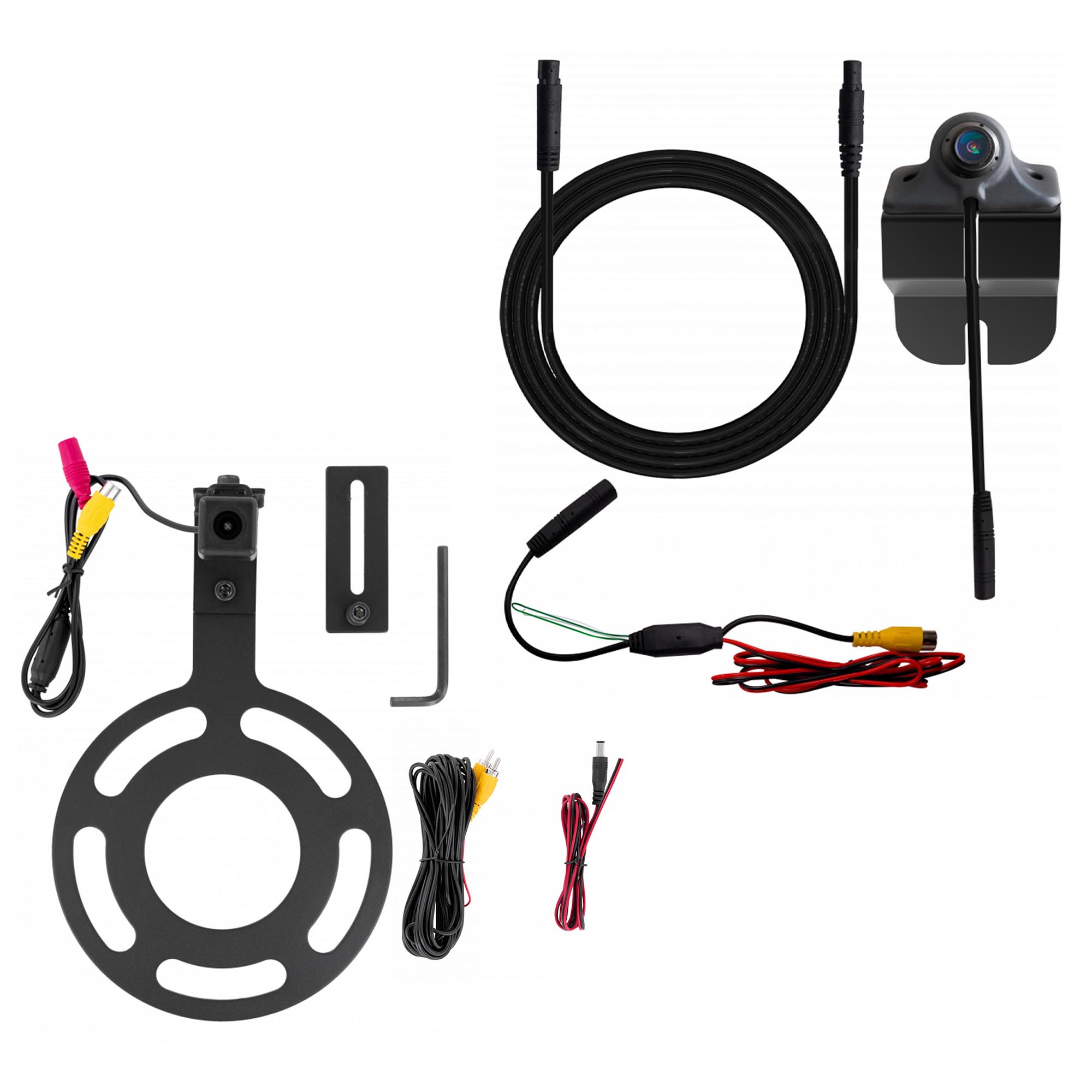 Echomaster BSCKITJL JL Blind Spot Side View Dual Camera Kit and PCAM-JP3 Spare Tire Mount Camera Compatible with 2018 And Up Wrangler JL And Gladiator JT (With Aftermarket Radios Only)