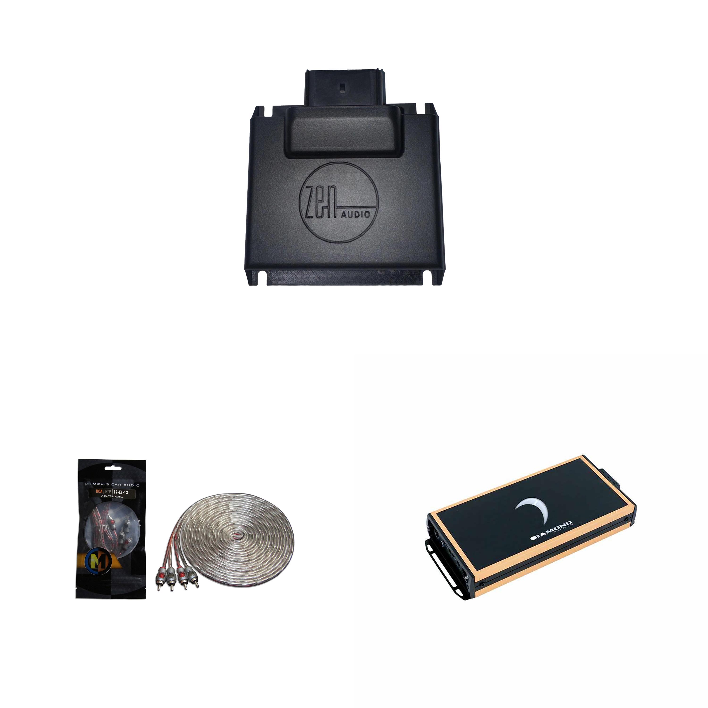 Diamond Audio MICRO82U Microbu 2-Channel / 300W X 2 @ 2-Ohm, All-Weather Application with Plug-n-Play Integration into a 24+ H.D. Skyline system