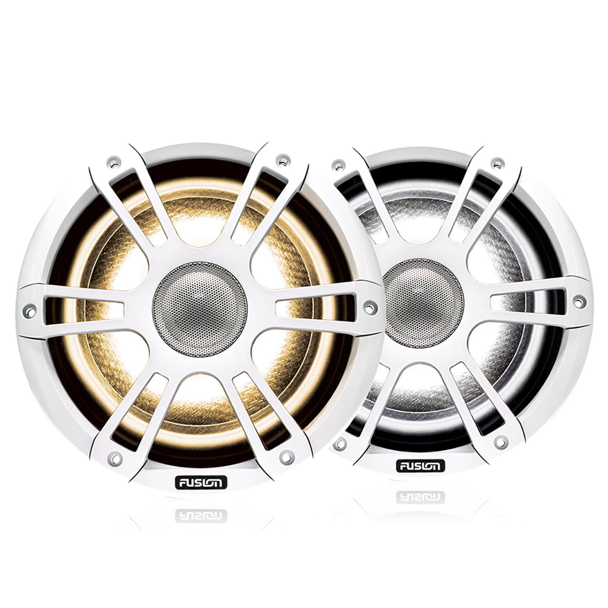 Fusion SG FL772SPW 7 7 280 Watt Sports White Marine Speaker With CRGBW 