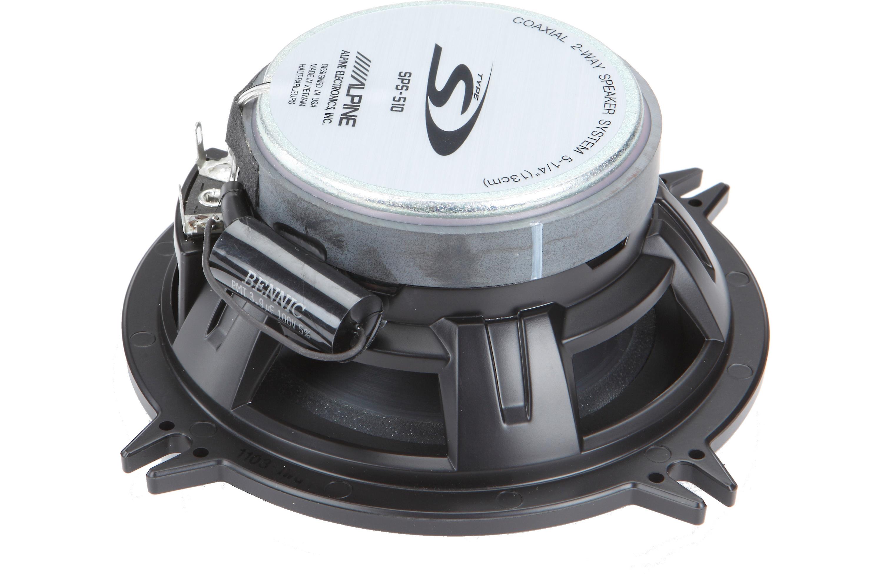 Alpine SPS510 51/4" Coaxial 2Way Speaker Set (Pair) 793276601599 eBay