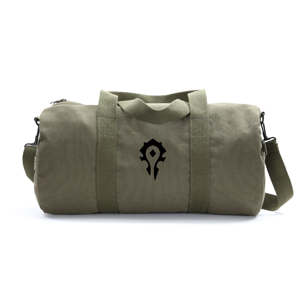 world of warcraft canvas duffle bag