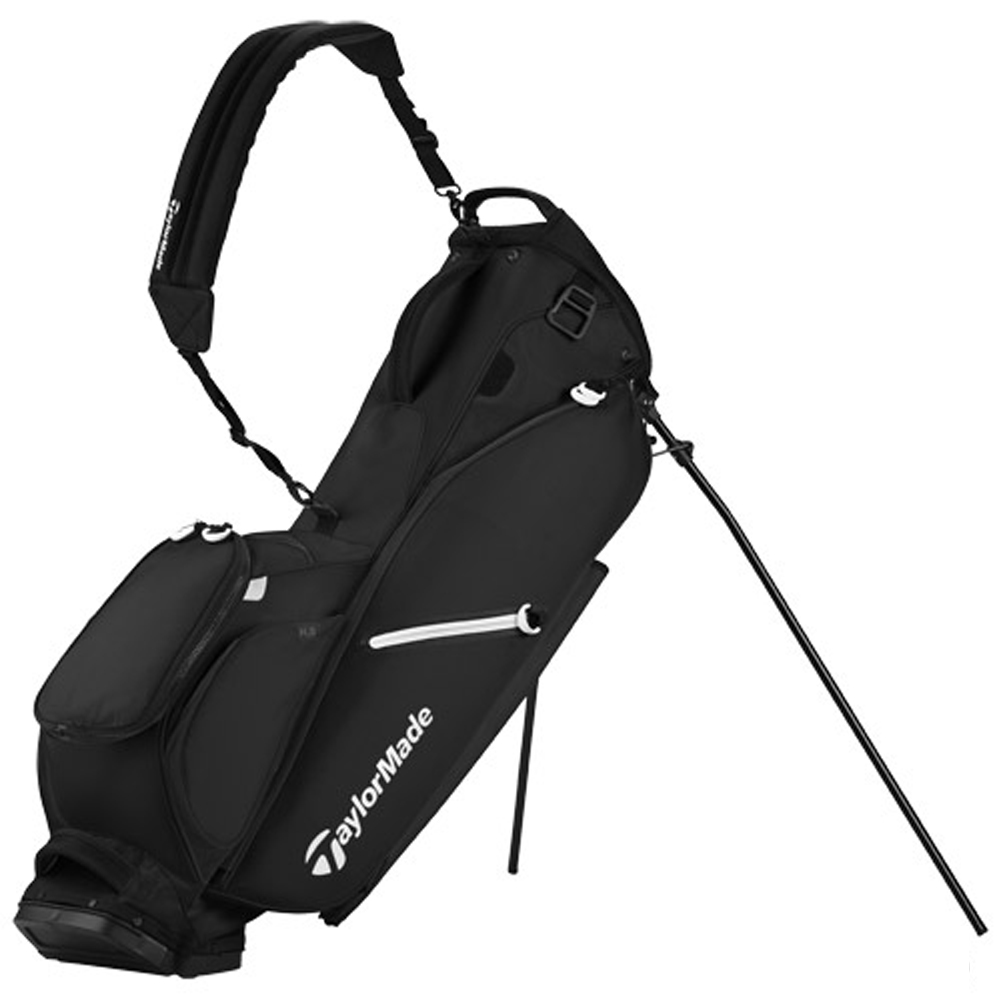New TaylorMade Golf 2017 Flex Tech Single Strap Stand Bag Black
