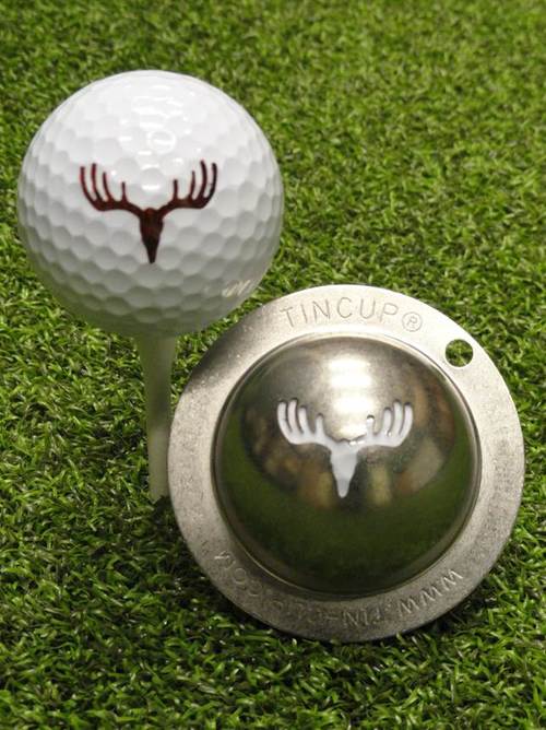 New Tin Cup Golf Ball Marker & Custom Alignment Tool Select Your