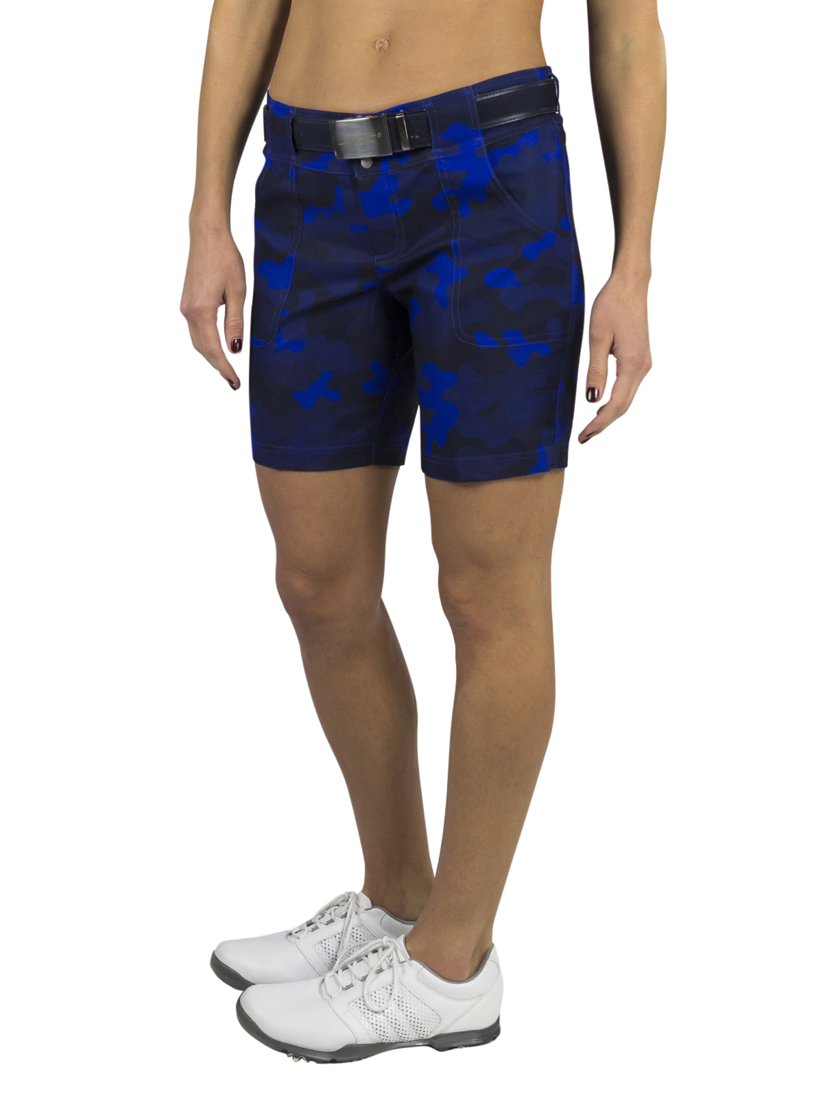 JoFit Women's Ladies Belted Golf Shorts Camouflage Pick Size eBay