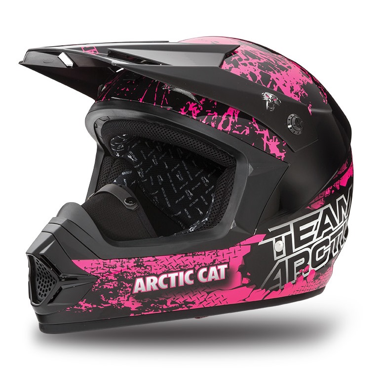 Arctic Cat MX Arctic Cat Gloss Snowmobile Helmet 2017 eBay