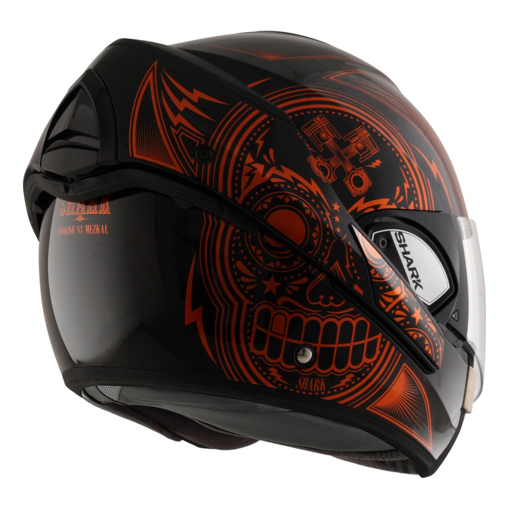 Shark EVOLINE SERIES 3 Mezcal Chrome Modular Helmet | eBay