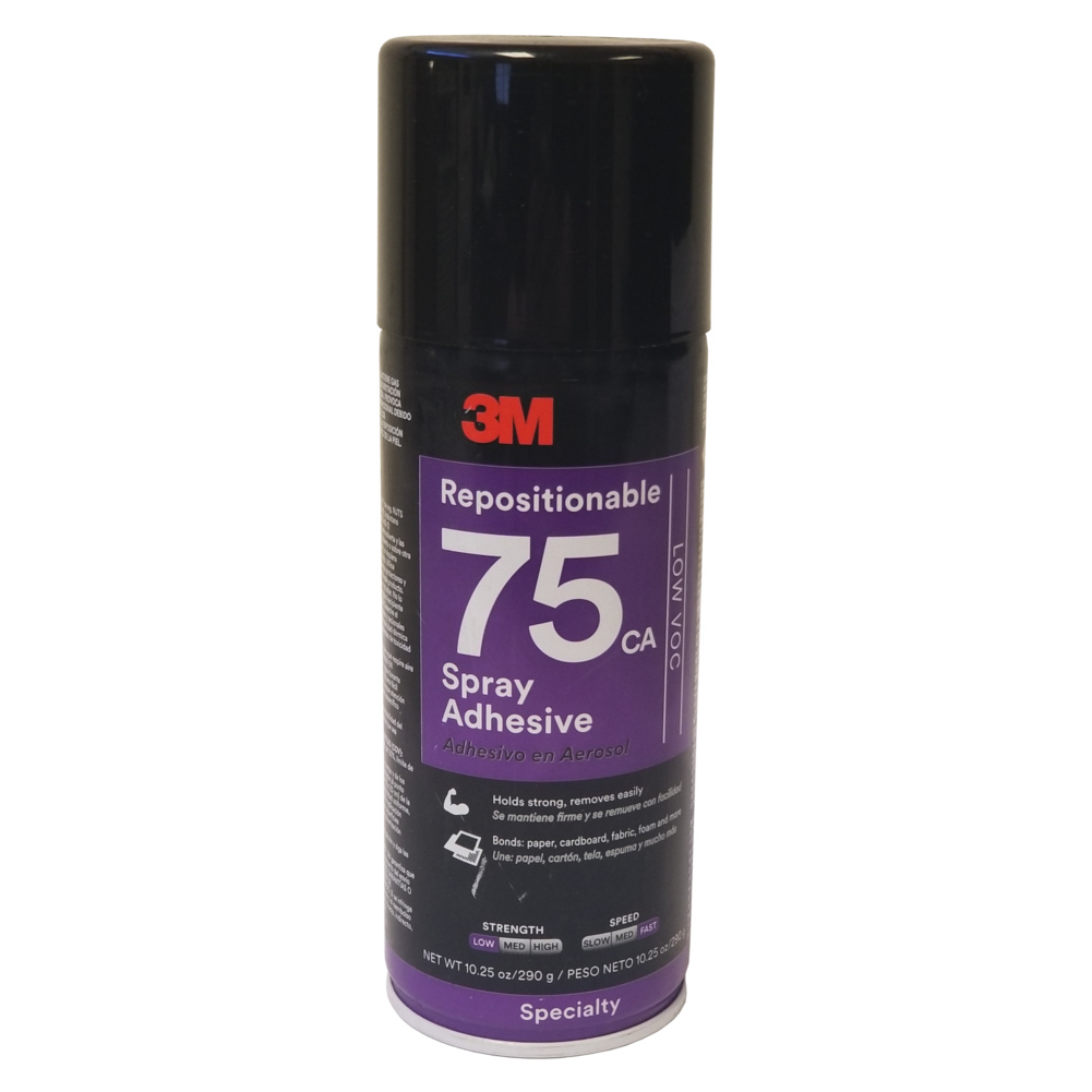 12) 3M Dry Layup Spray Adhesive 09091, 16.5 Oz Aerosol Can, Red, Glass Fabric