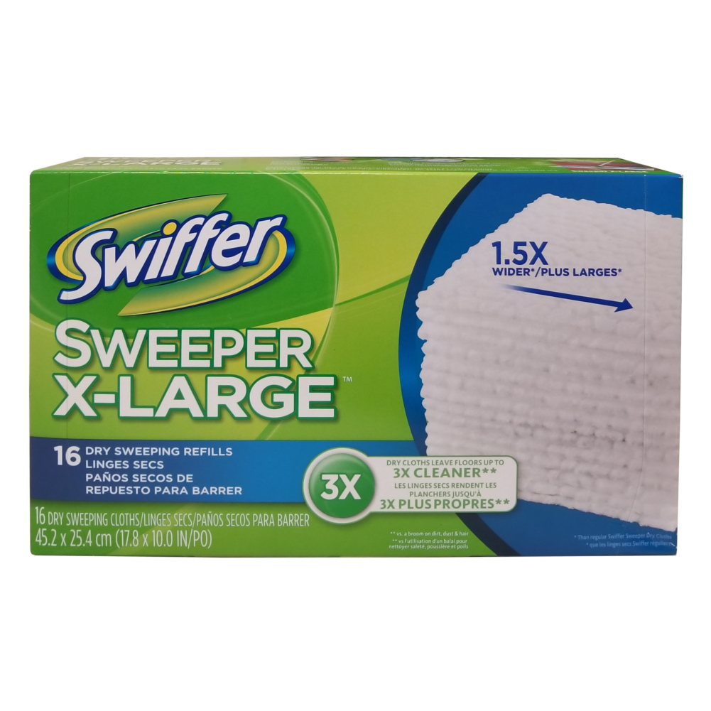 Swiffer Extra Large Dry Cloth Disposable Refills (Pack of 16) eBay
