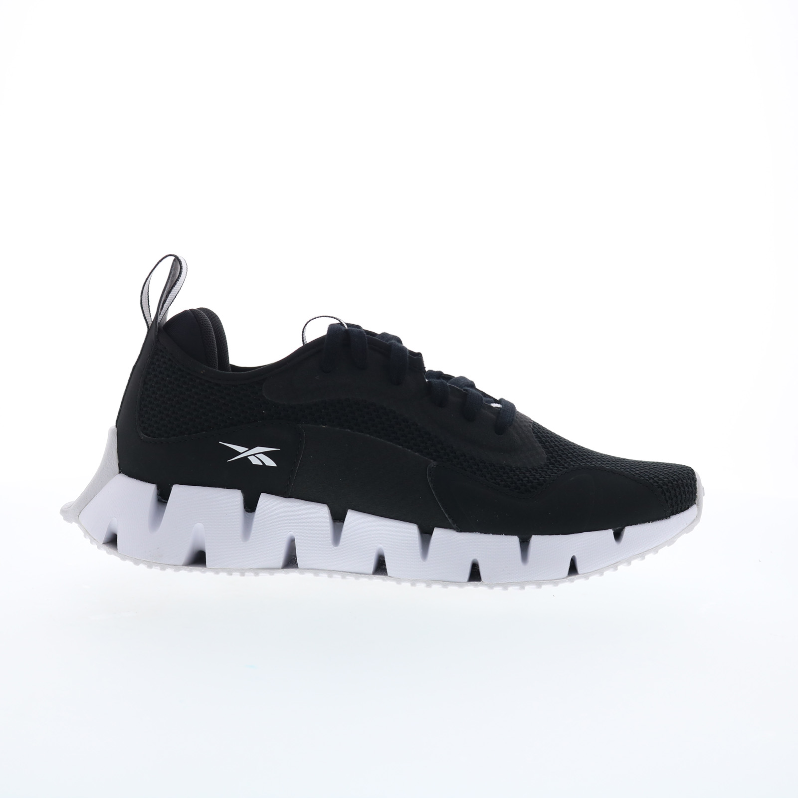 Reebok Zig Dynamica CL Womens Black Canvas Lace Up Lifestyle Sneakers Shoes - Picture 9 of 9