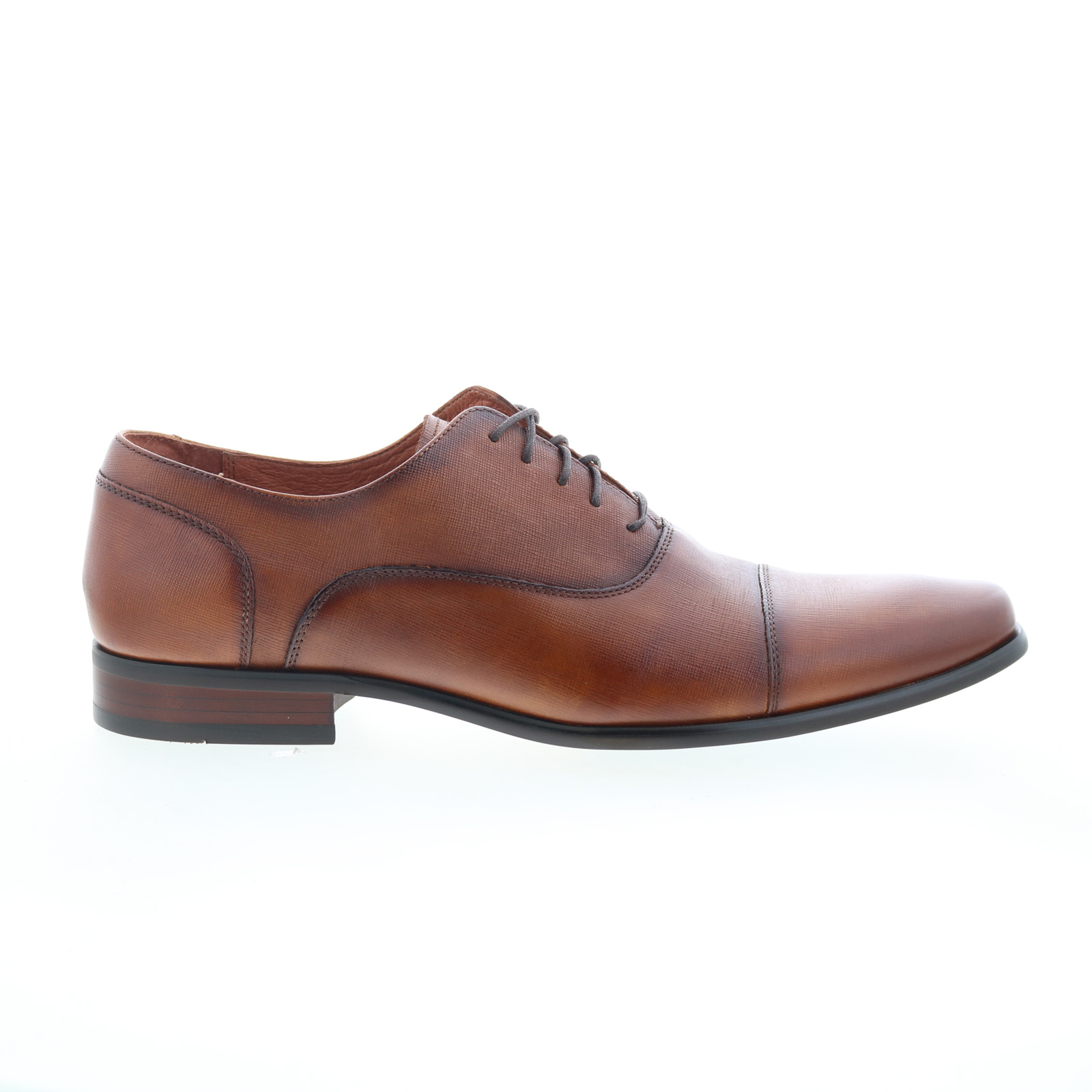 Florsheim Postino Cap 15175B-221 Mens Brown Oxfords Cap Toe Shoes 11.5 - Picture 2 of 8