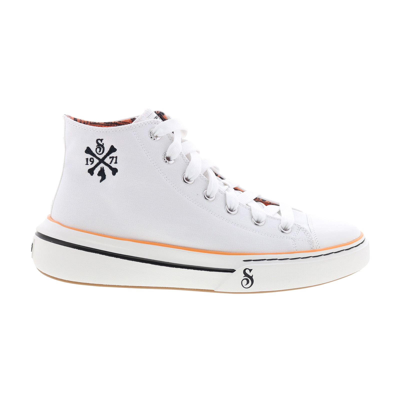 スヌー Skechers Snoop Dogg Snoop One Doggy Bonez 251043 Mens White