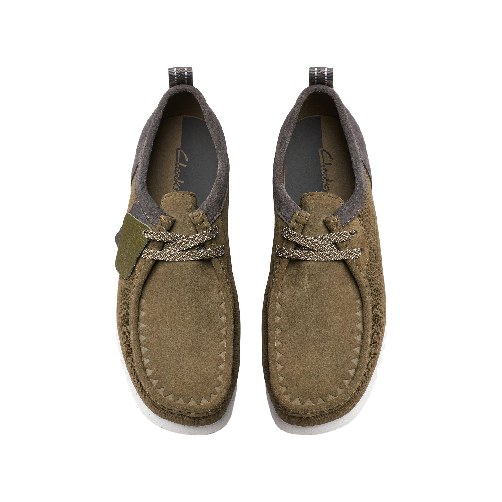 Clarks Wallabee FTRE LO 26176226 Mens Green Oxfords & Lace  display picture 3