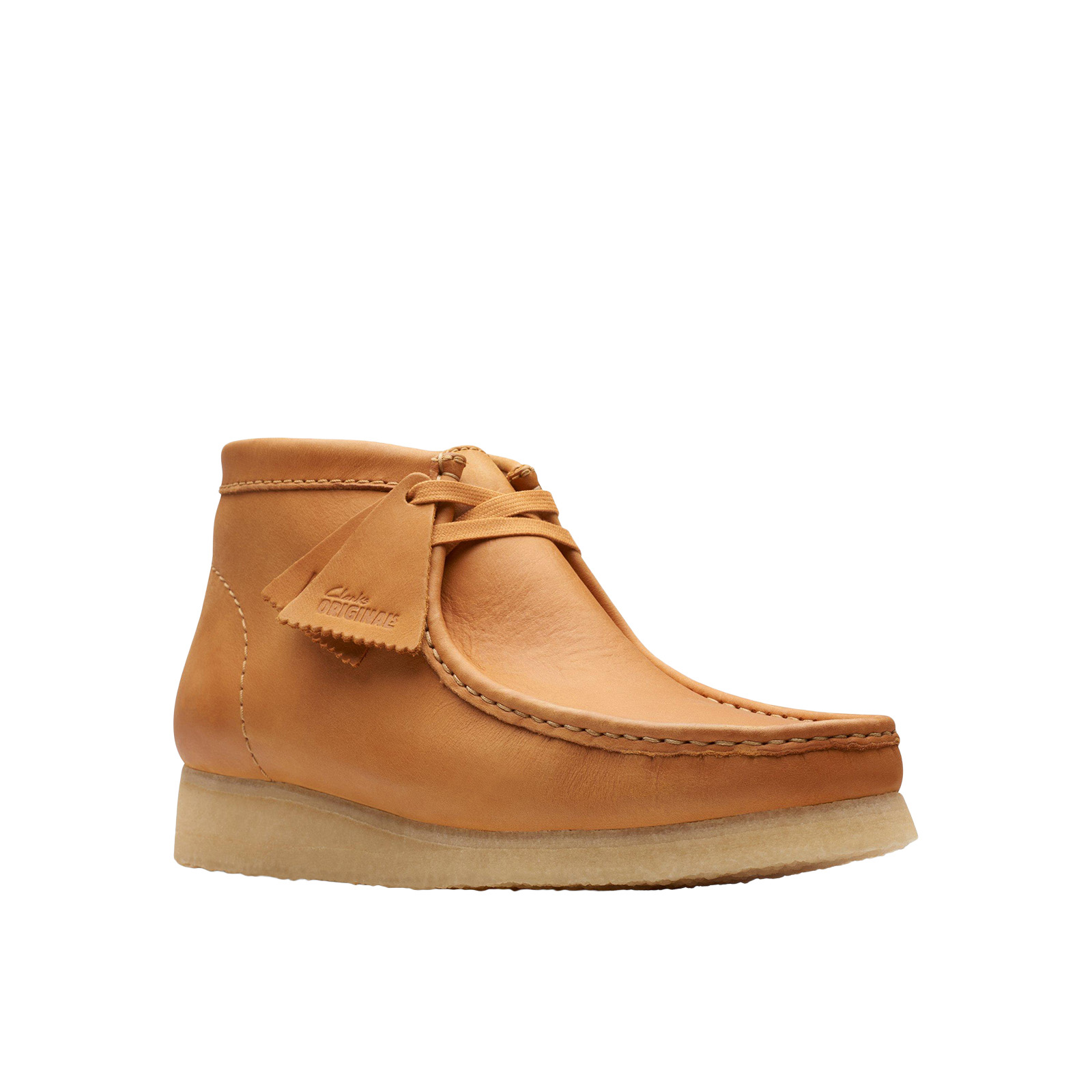 Clarks Wallabee Boot Mid 26176627 Mens Brown Leather Lace Up