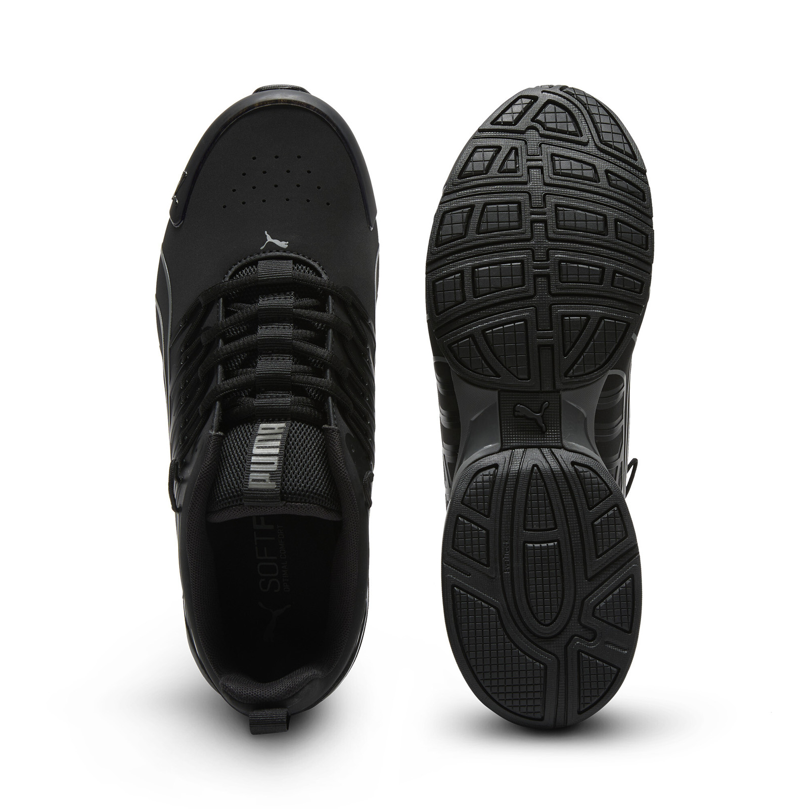 Puma Mens Voltaic Evo Nubuck Black Shoes (NWT) Puma Voltaic Evo Nubuck 31171603 Mens Blue Leather Athletic  main image 2