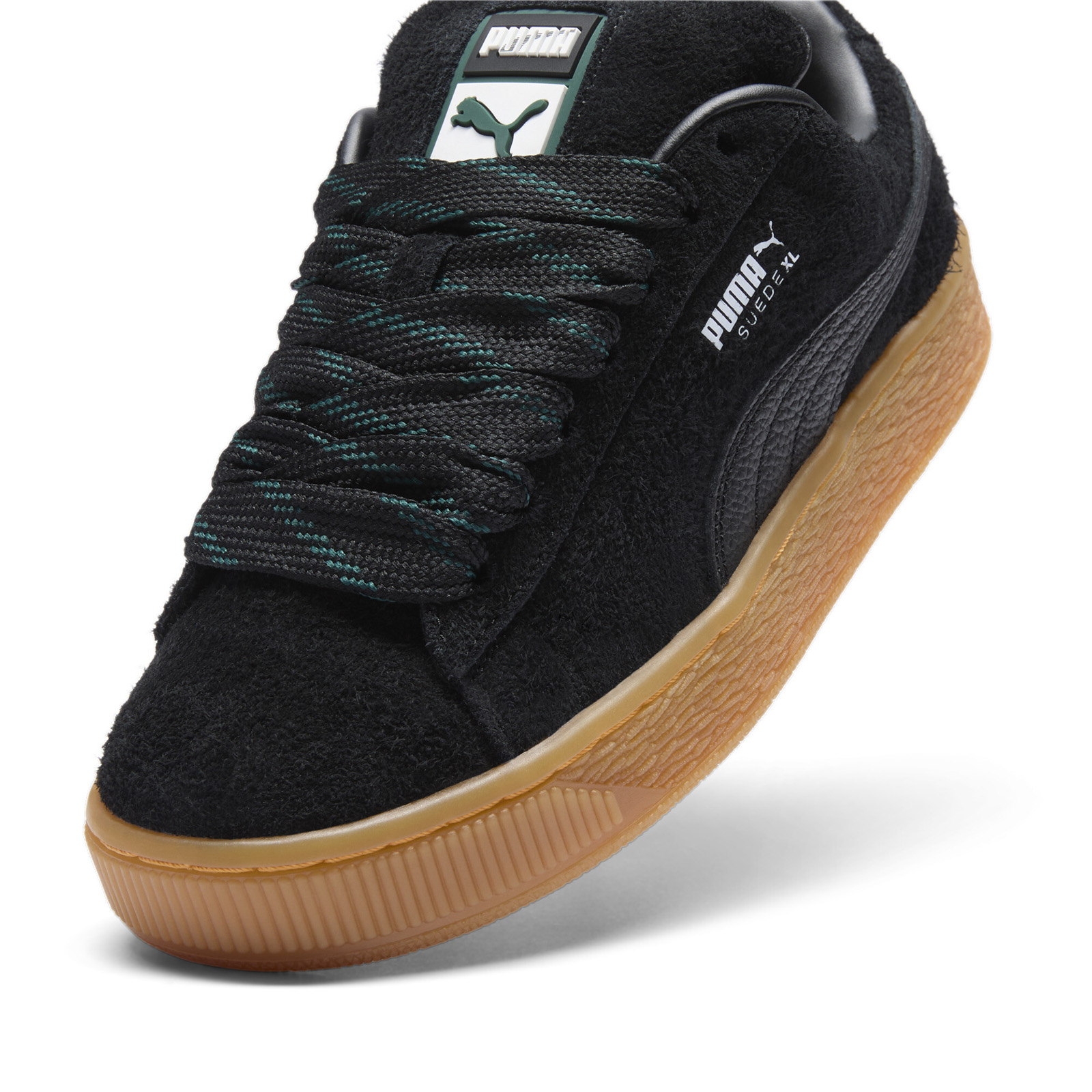 Puma Suede Xl Flecked 39857801 Womens Black Suede Lifestyle