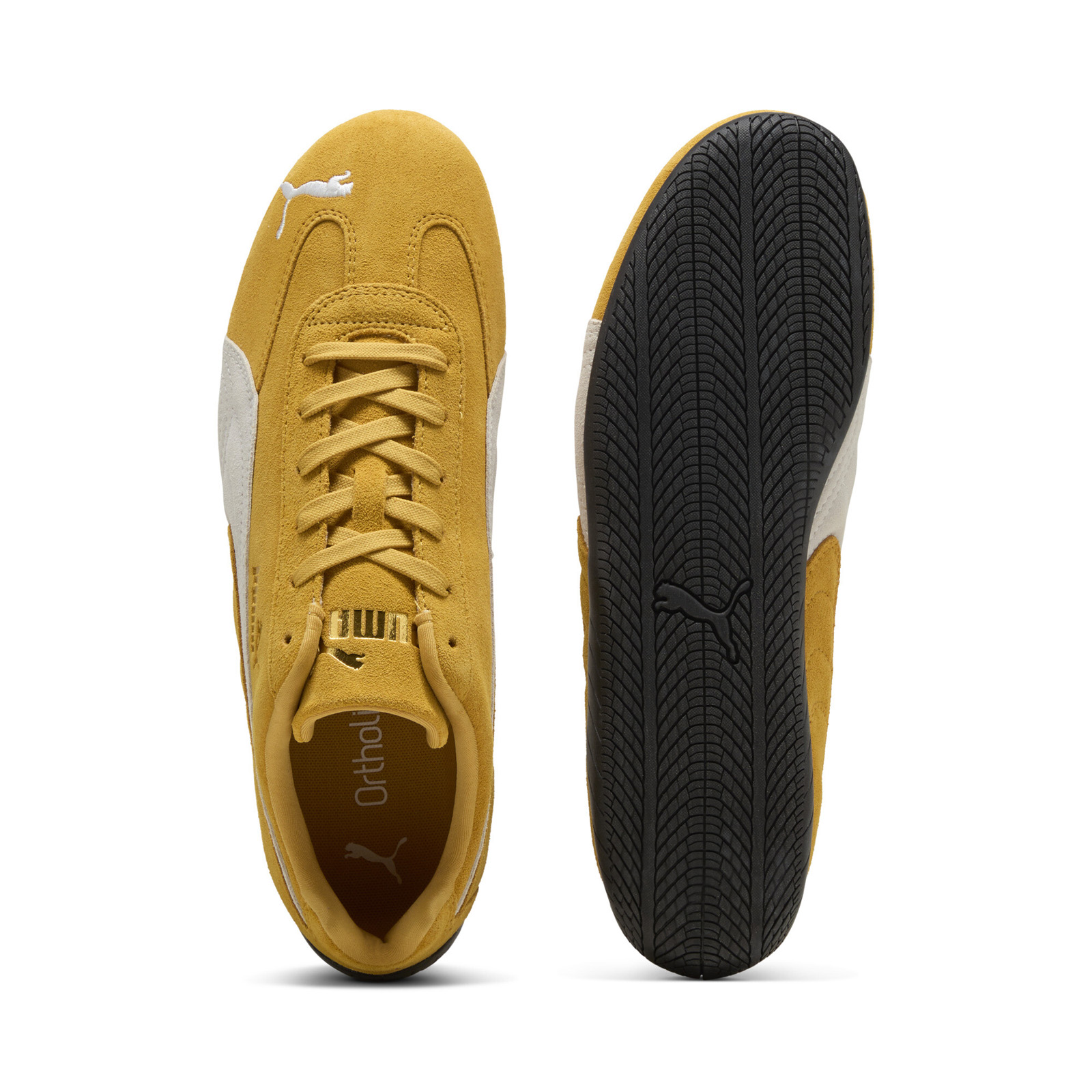Puma Speedcat OG 39884606 Mens Yellow Suede Lifestyle