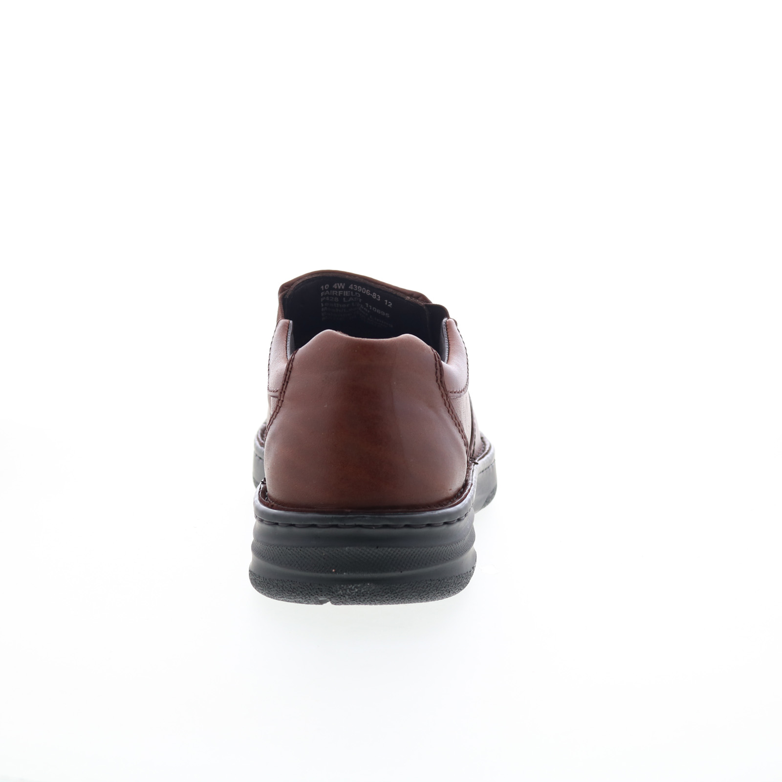 Drew Fairfield 43906-83 Mens Burgundy Wide Loafers & Slip 