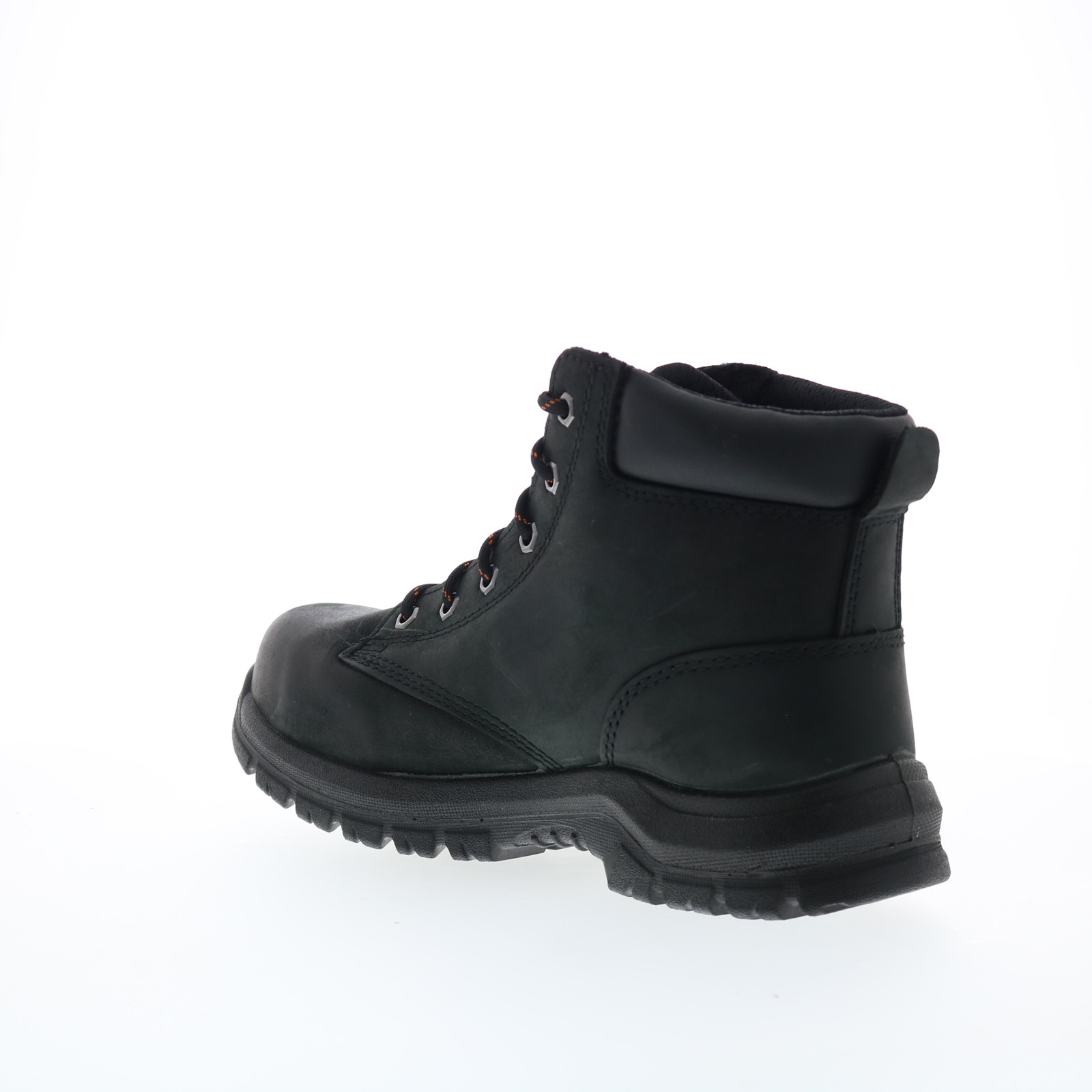 Hoss Basin Men's Black Leather Lace-Up Work & Safety Boots - Style