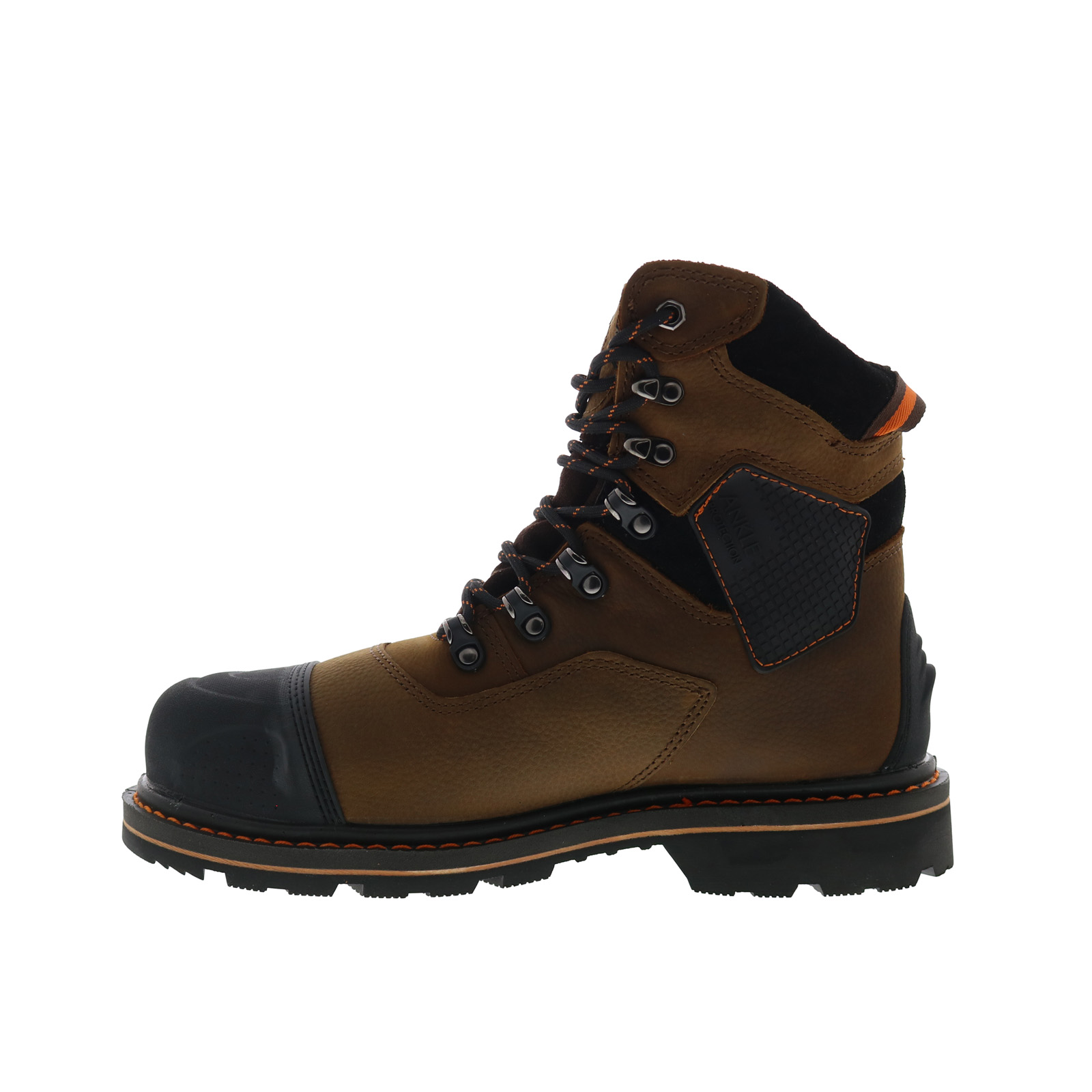 Hoss Range Soft Toe 61172 Mens Brown Wide Leather Work & Safety