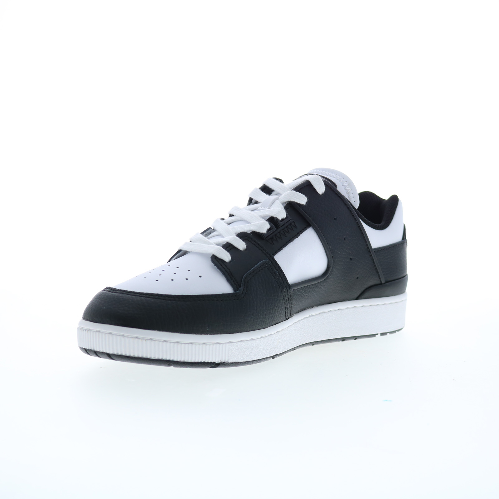 Lacoste Court Cage 224 1 SMA Mens Black Leather Lifestyle Sneakers