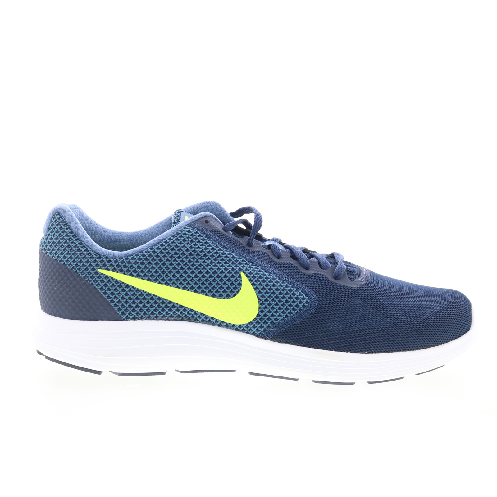 Мужские спортивные кроссовки Nike Revolution 3 819300-401 из синей сетки 14