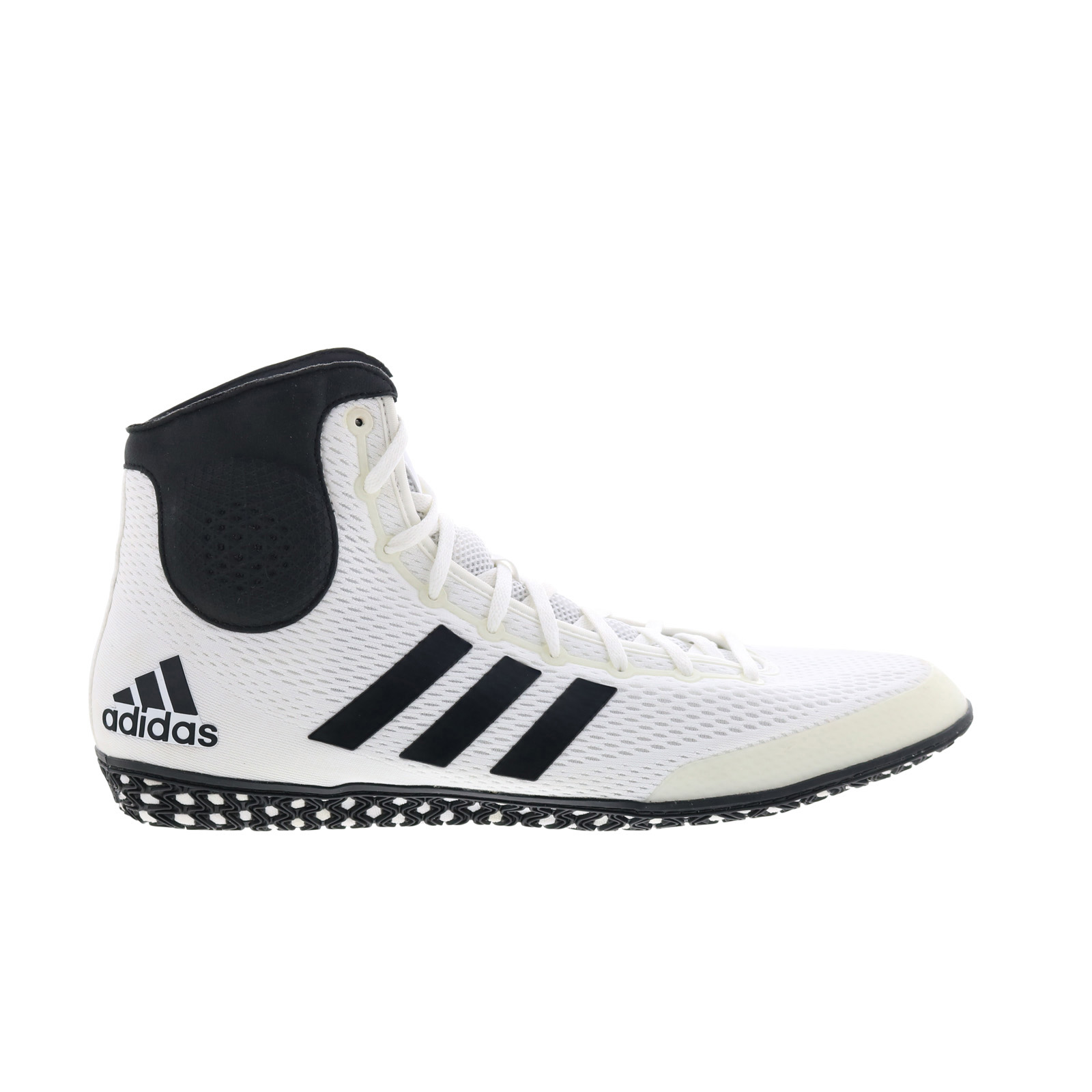 Adidas Tech AQ3252 Mens White Canvas Athletic Wrestling