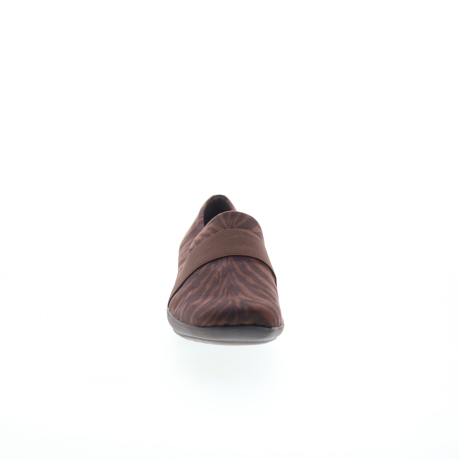 Easy Spirit Audrey 2 SEAUDREY2 Womens Brown Canvas Loafer Flats Shoes 5 ...
