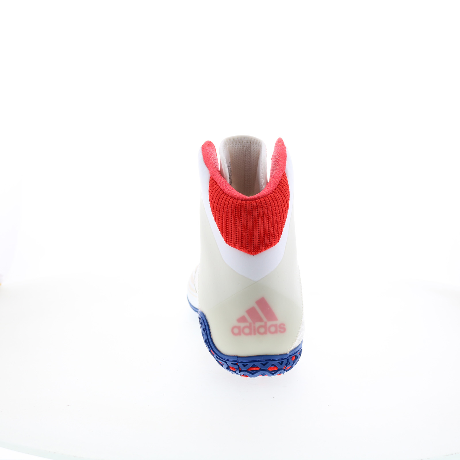 Adidas Mat Wizard 4 Wrestling Shoes Mens 9 White Blue Red BC0533 High Top Adidas Mat Wizard 4 Wrestling Shoes Men main image 4