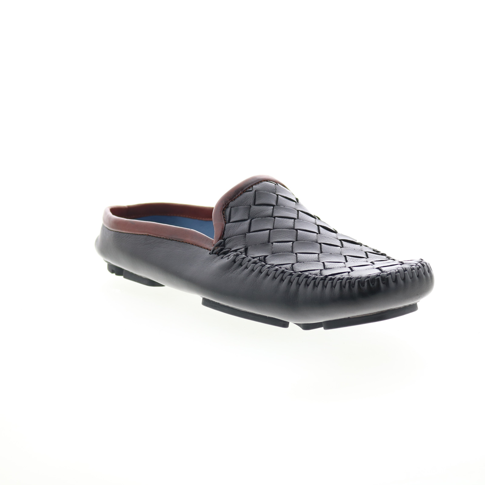 Robert Zur Black Leather Slip-On Loafers Men main image 4