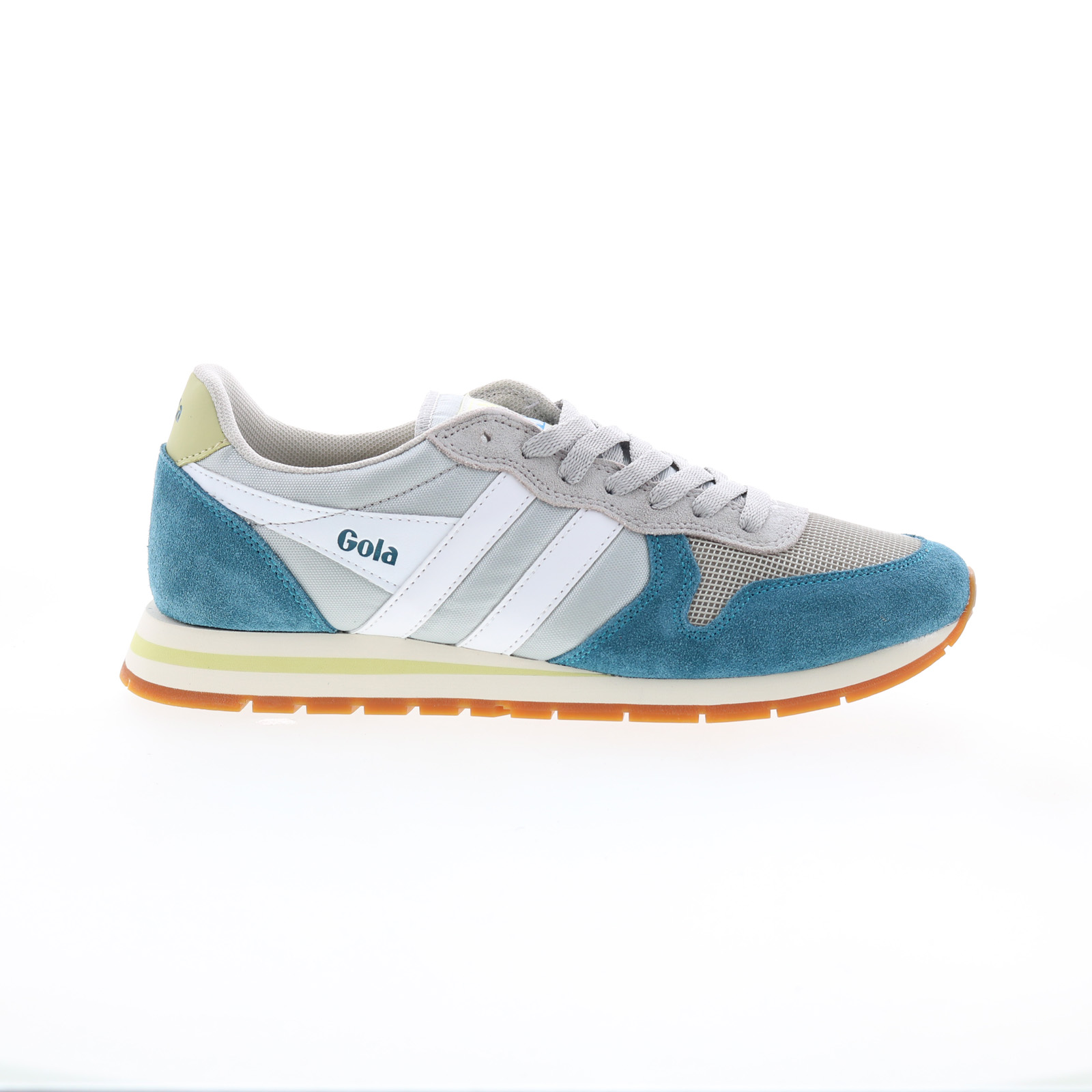 Gola Daytona CLA592 Womens Gray Suede Lace Up Lifestyle Sneakers