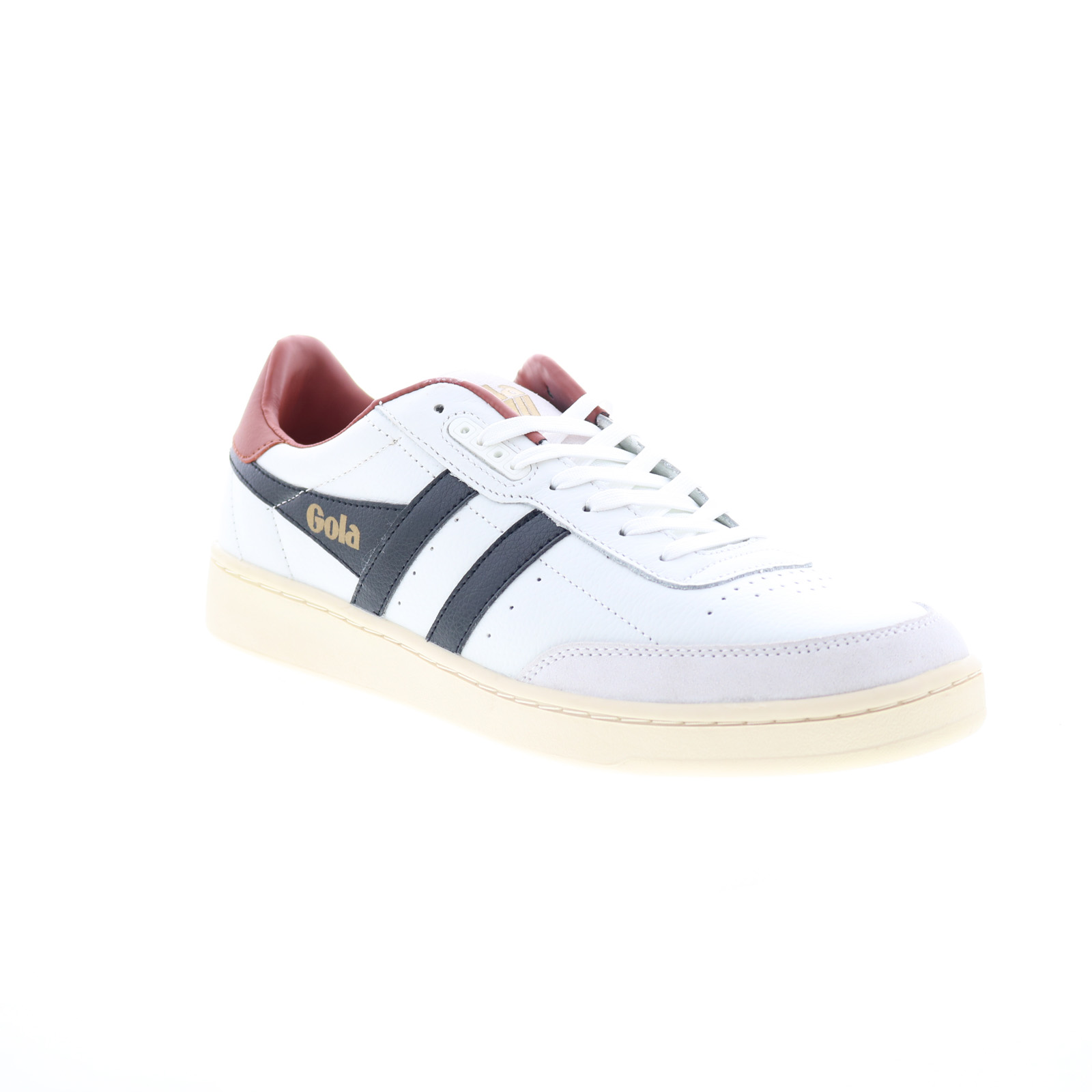Gola Contact Leather CMB261 Mens white Leather Lifestyle Sneakers