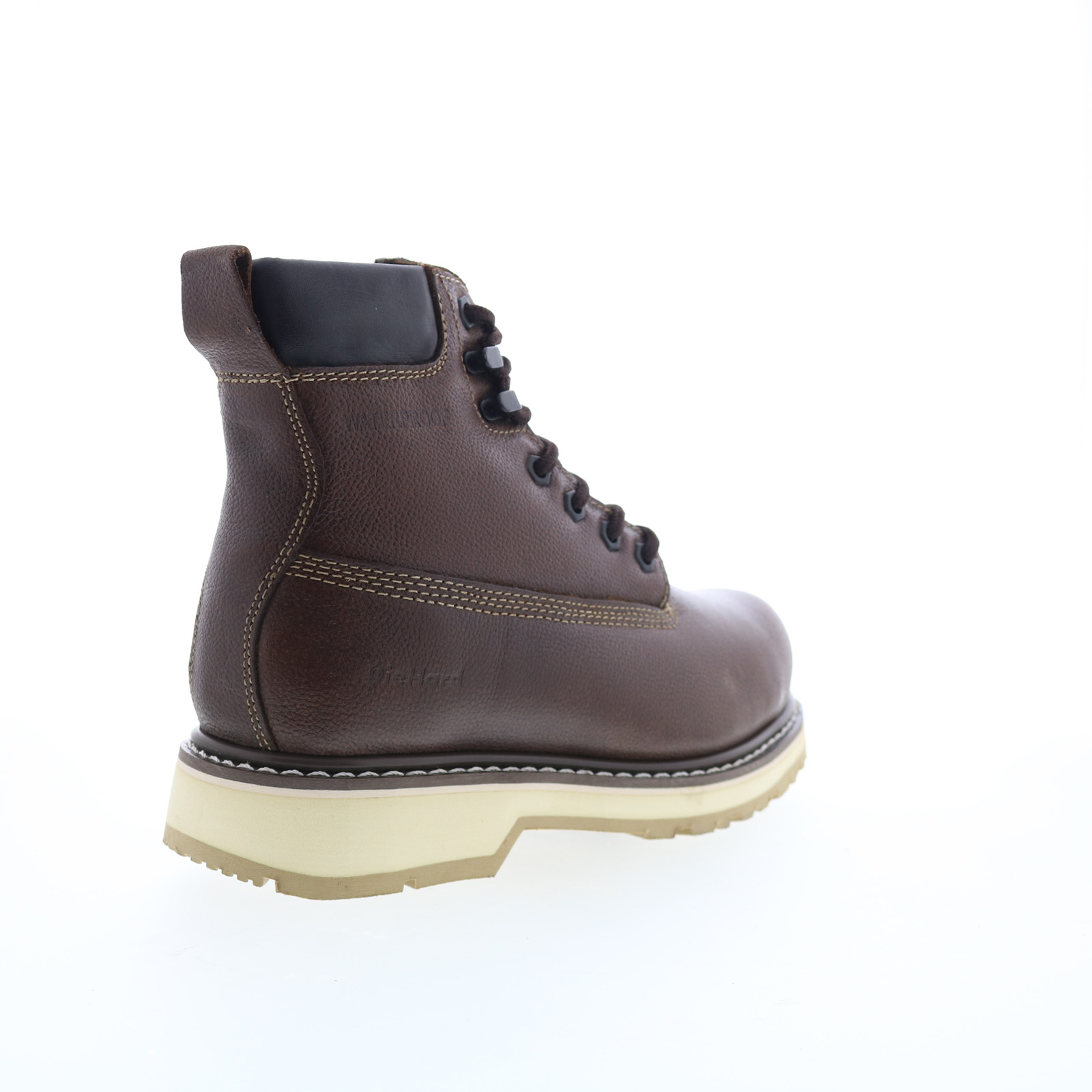 Die Hard Crusader DH60740 Mens Brown Leather Lace Up Work