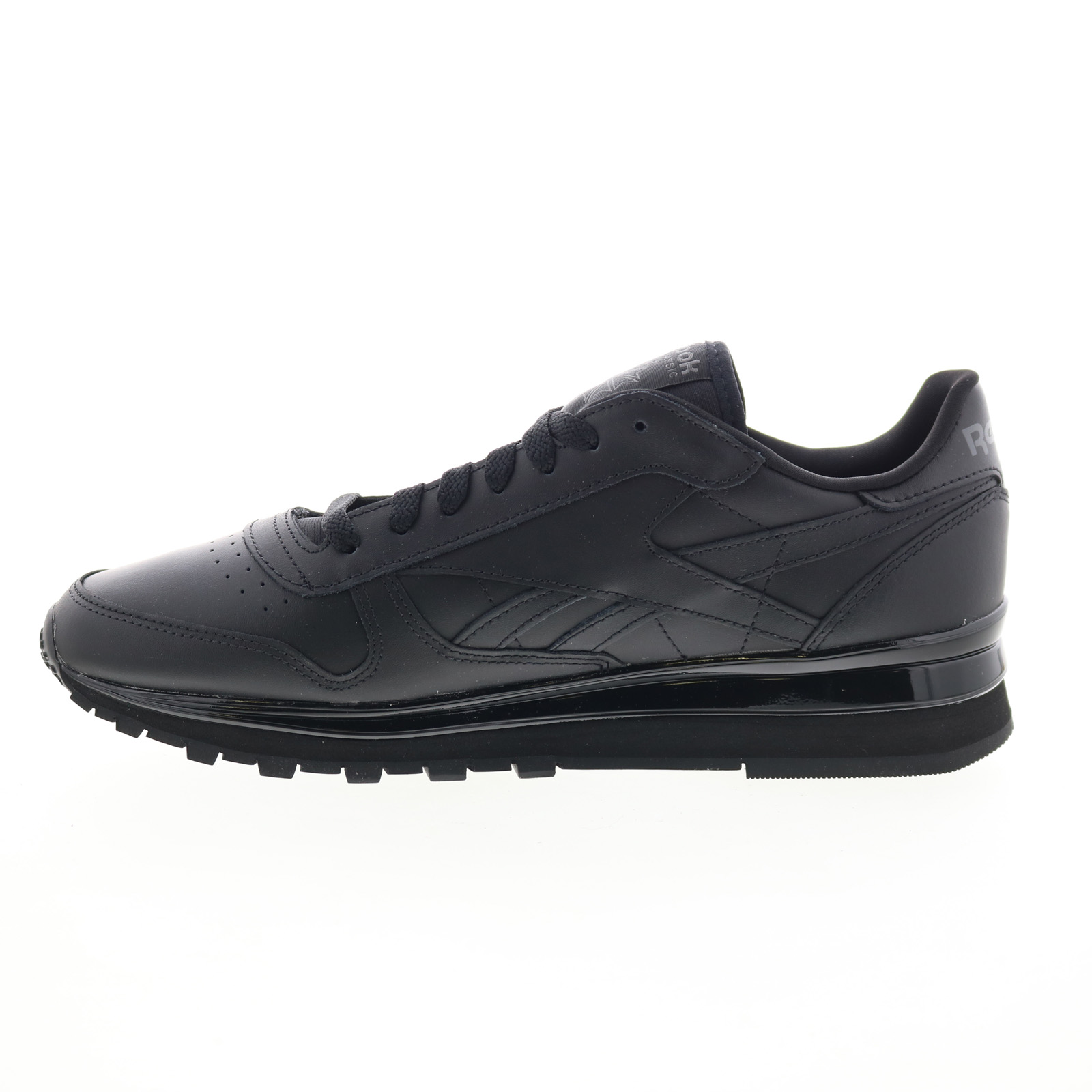 Reebok Classic Leather Clip Mens Black Leather Lifestyle