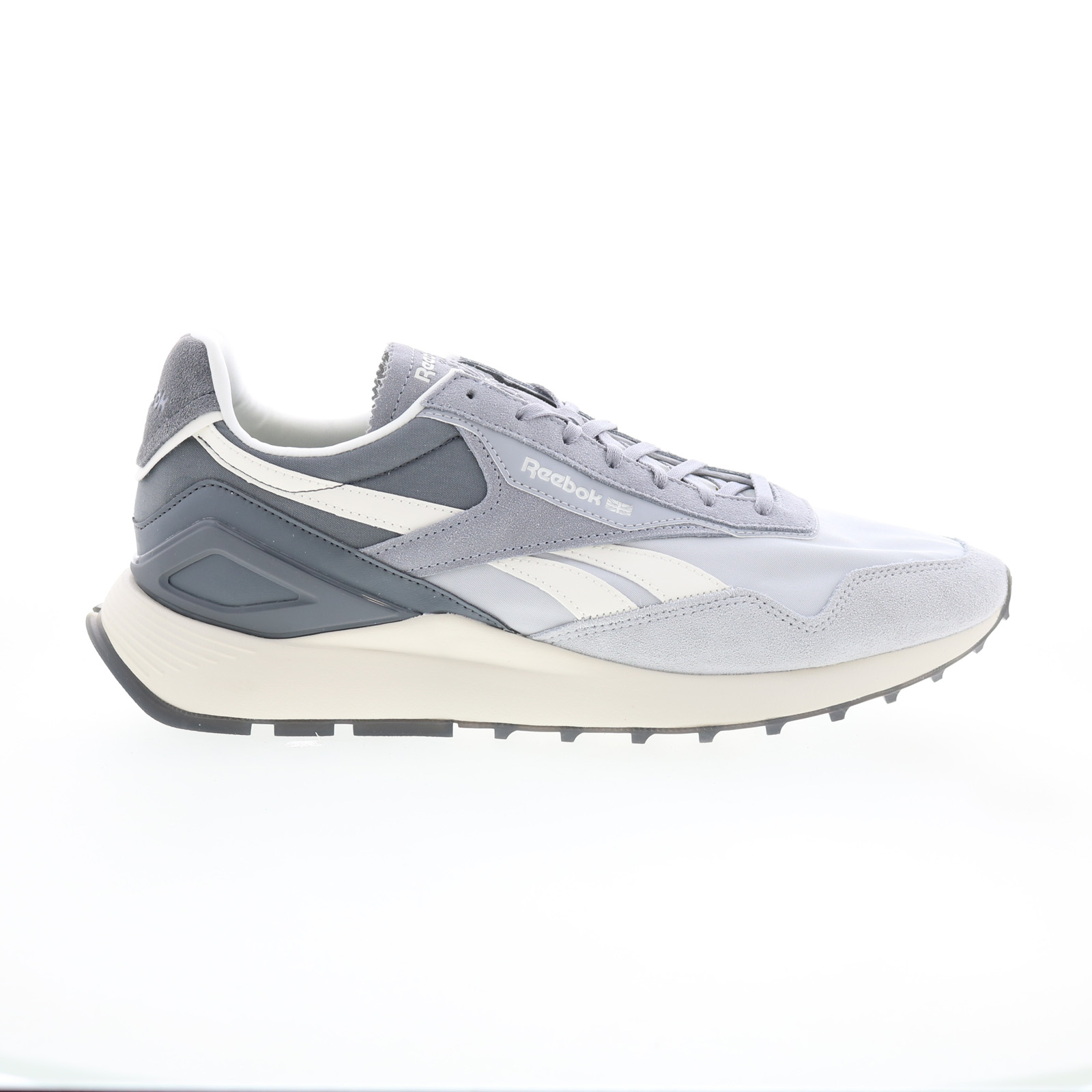 Zapatillas deportivas Reebok clásicas de cuero Legacy AZ para hombre gris gamuza estilo de vida zapatos - Imagen 9 de 11