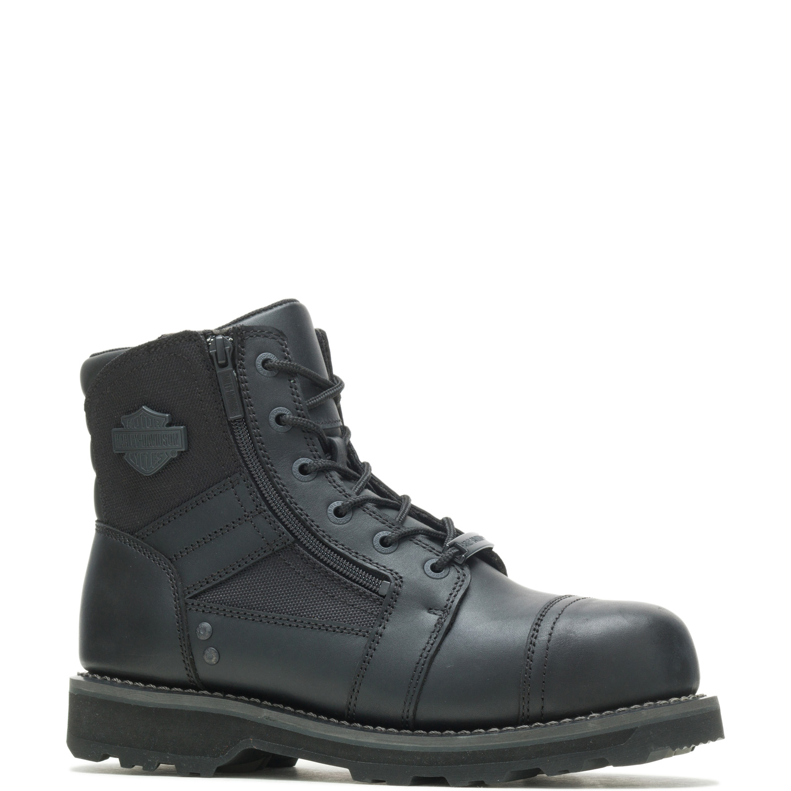 Harley-Davidson Bonham Composite Toe Herren Schwarz Leder Stiefel