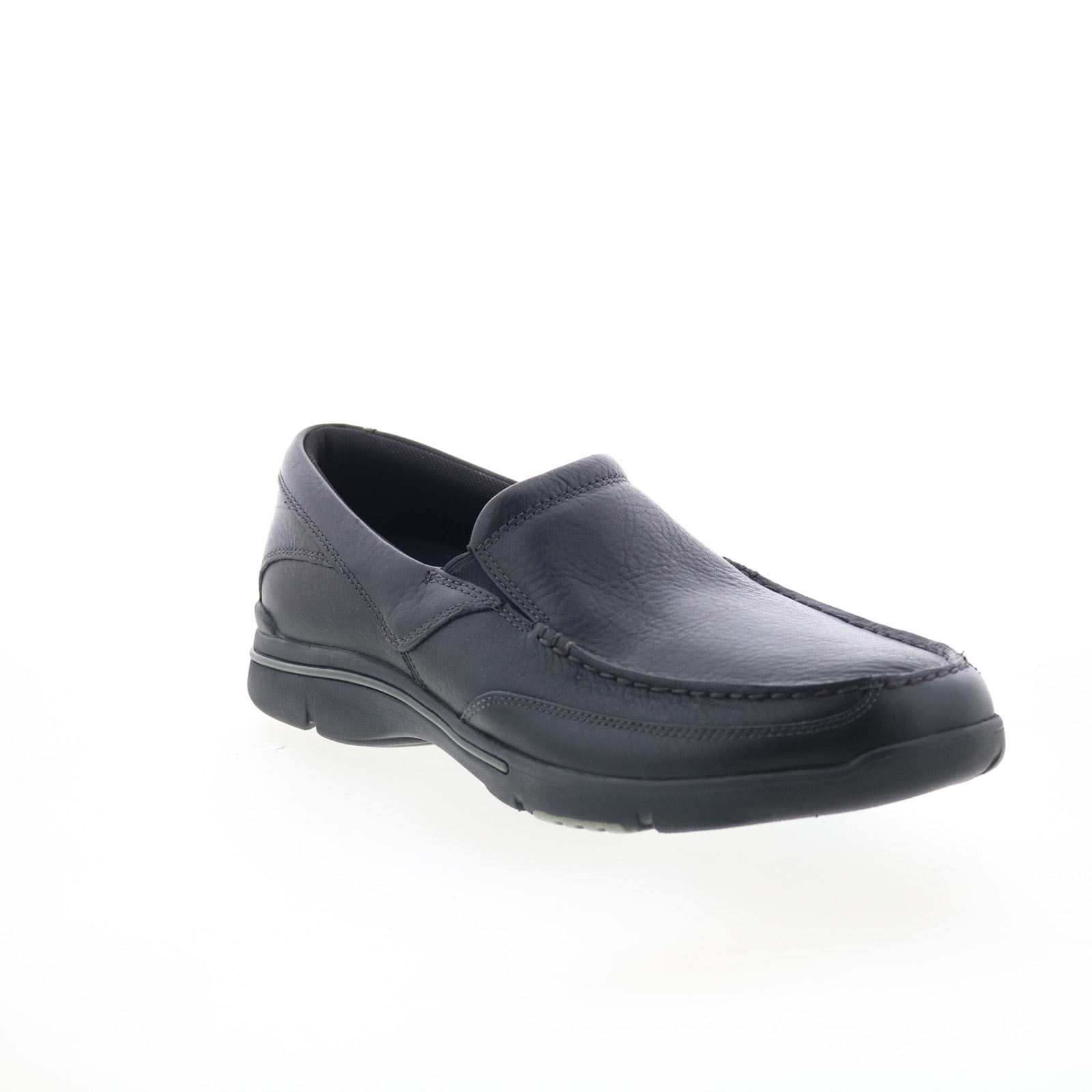 Rockport Eberdon K71228 Mens Black Wide Loafers & Slip Ons 
