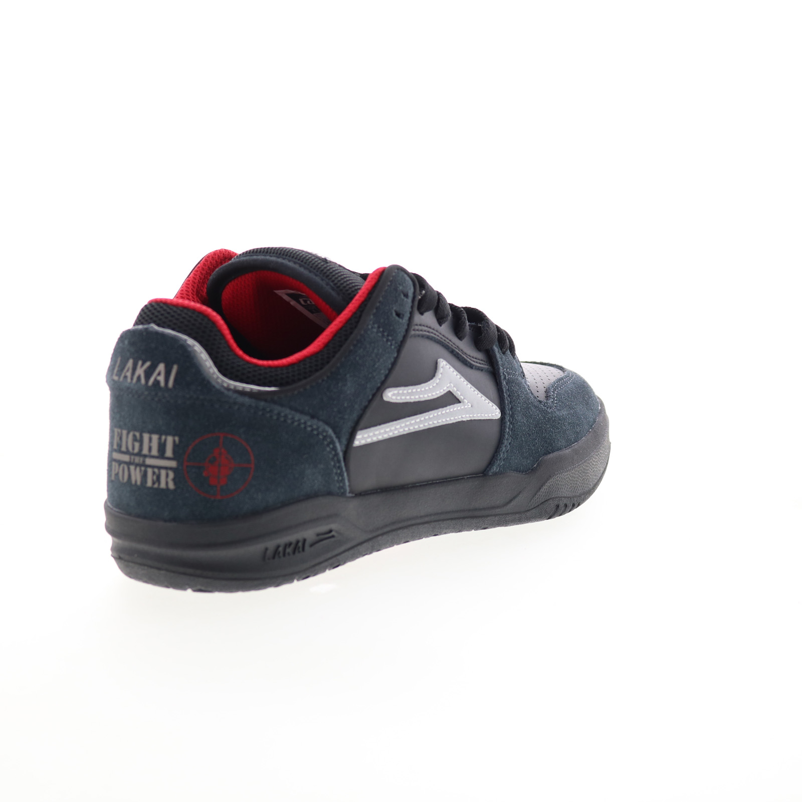 Lakai Telford Low Public Enemy Mens Black Skate Inspired Sneakers 