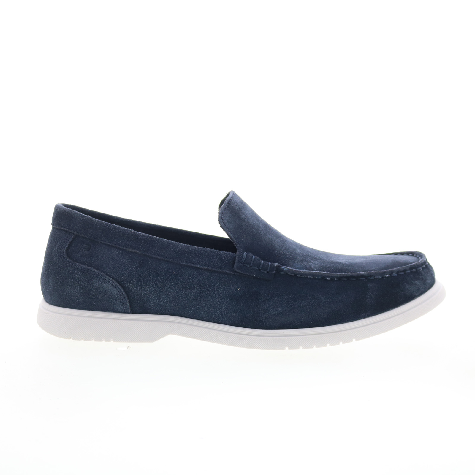 Rockport Jensen Mens Blue Suede Slip On Loafers & Slip Ons  display picture 3