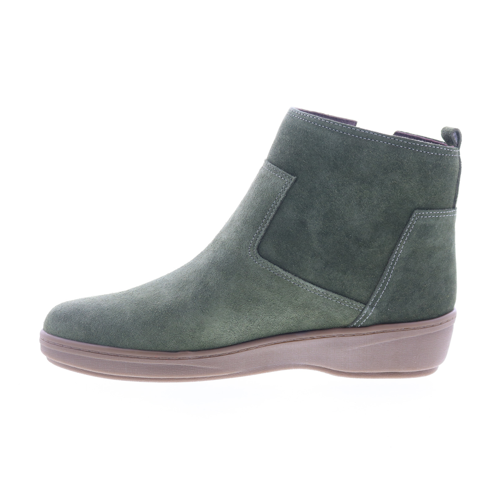 Easy Spirit Sol SESOL Womens Green Suede Zipper Casual Dress Boots - Picture 3 of 8