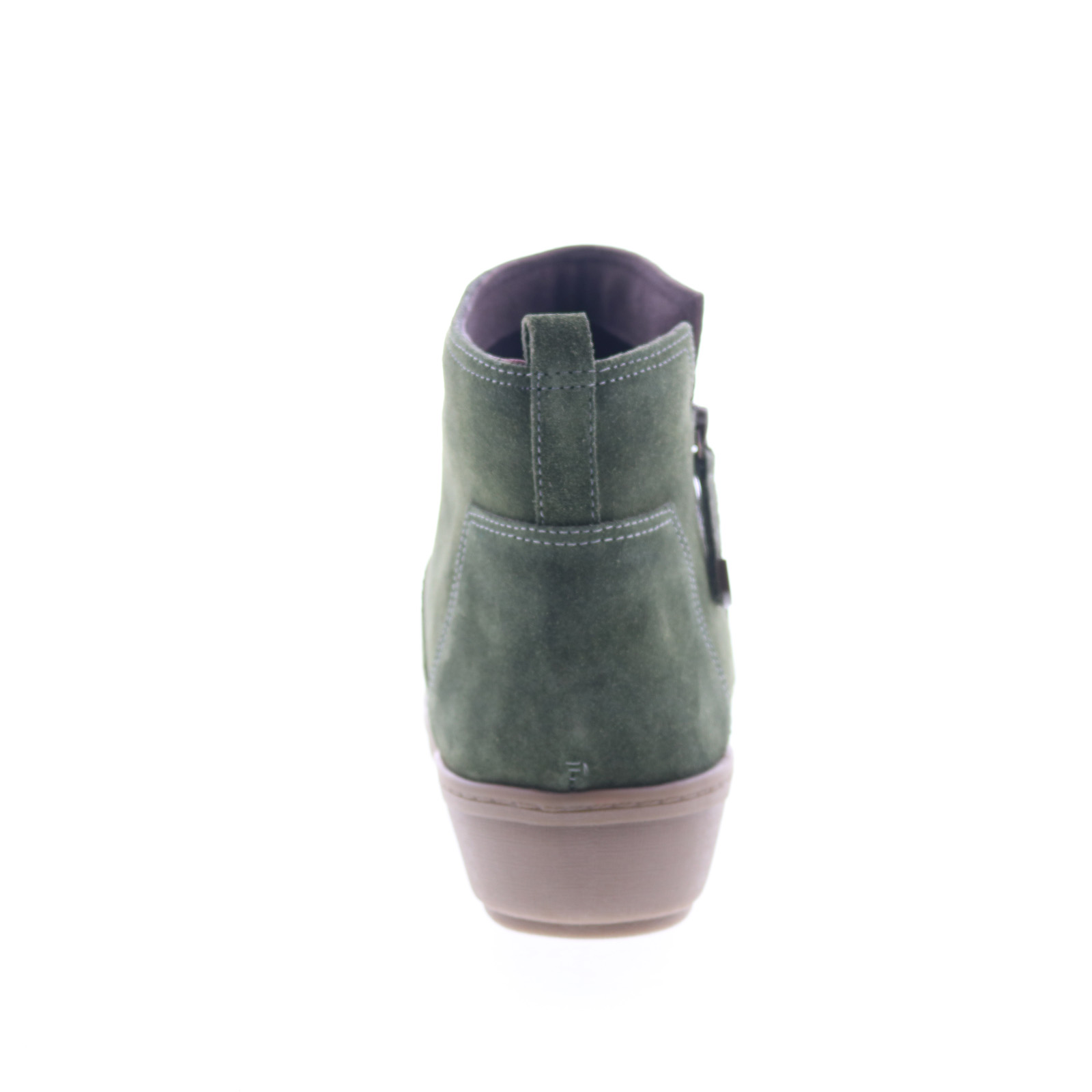 Easy Spirit Sol SESOL Womens Green Suede Zipper Casual Dress Boots - Picture 4 of 8