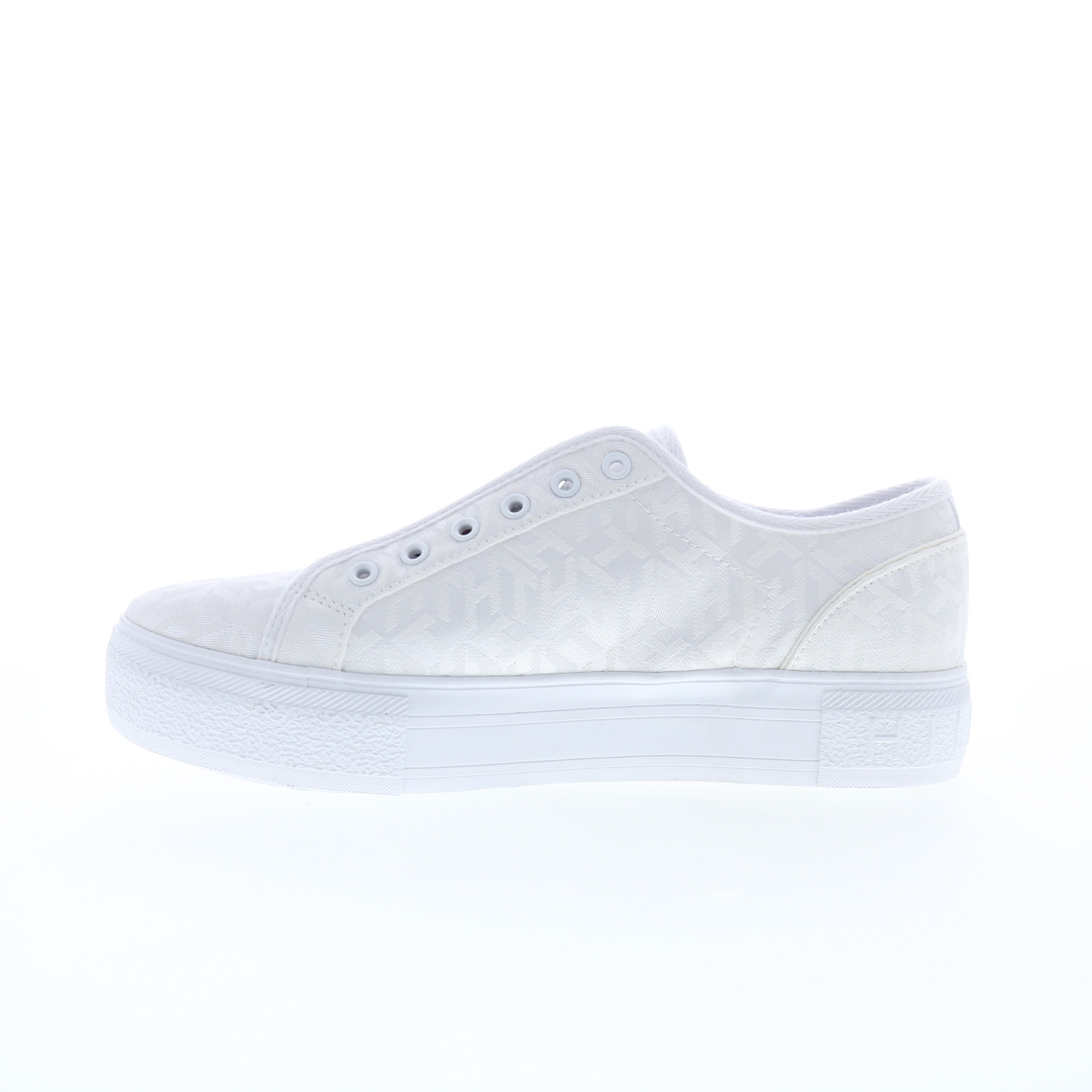 Tommy Hilfiger Baliee TWBALIEE Mens White Canvas Lifestyle Sneakers Shoes 10 - Bild 3 von 8