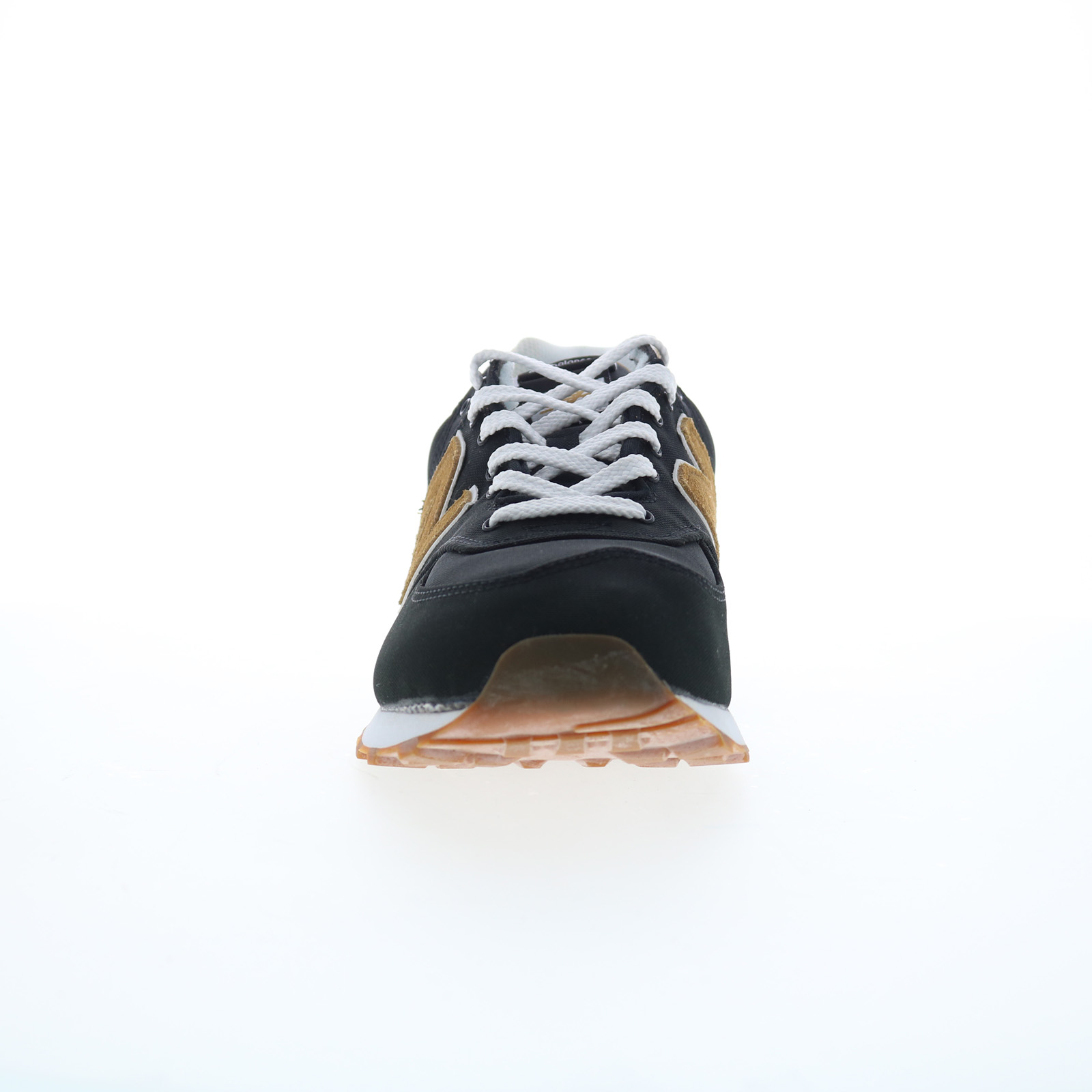 New Balance 574 XML574BA2 Mens Black Suede Lifestyle
