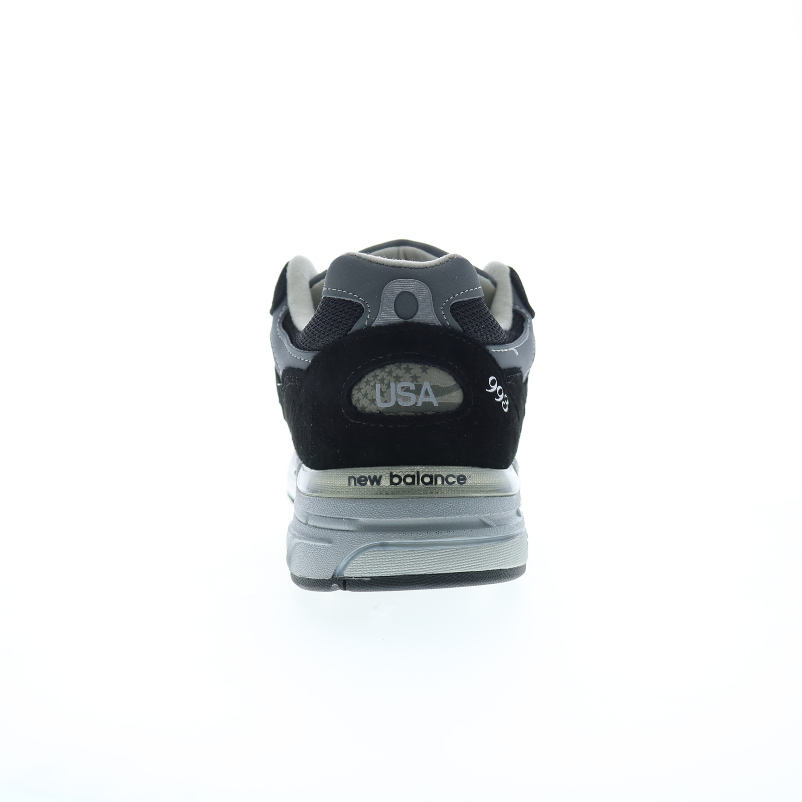 New Balance 993 XMR993BK Mens Black Suede Lifestyle Sneakers Shoes