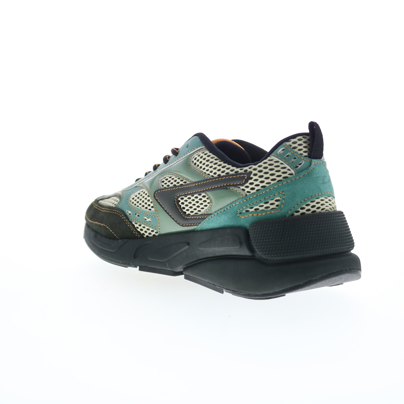 Diesel Teal and Black Athletic Shoes Diesel S-Racer LC W Y02874-P4438-H9285 Womens Red Lifestyle  main image 4