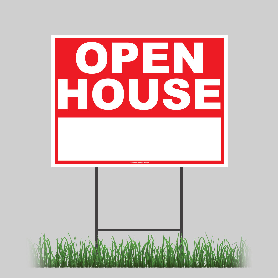 Large Outdoor 24"x18" Open House Yard Sign With Ground Stake eBay