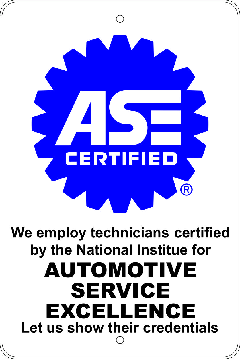ASE CERTIFIED TECHNICIANS Advertising Vinyl Banner Flag Sign Many Sizes MECHANIC