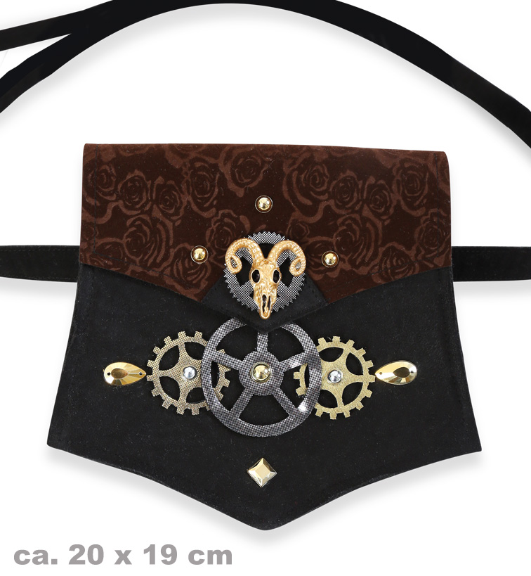 aprox Bolso steampunk 20 x 19 cm