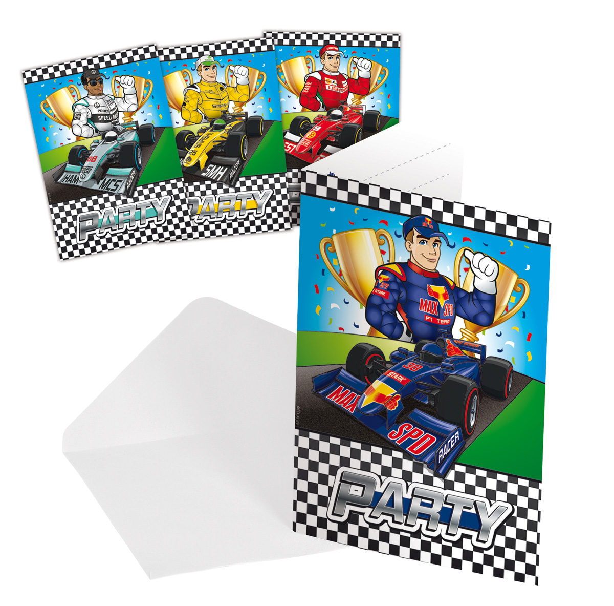 Invitation Invitations Invitation Card Formula One Kids ...
